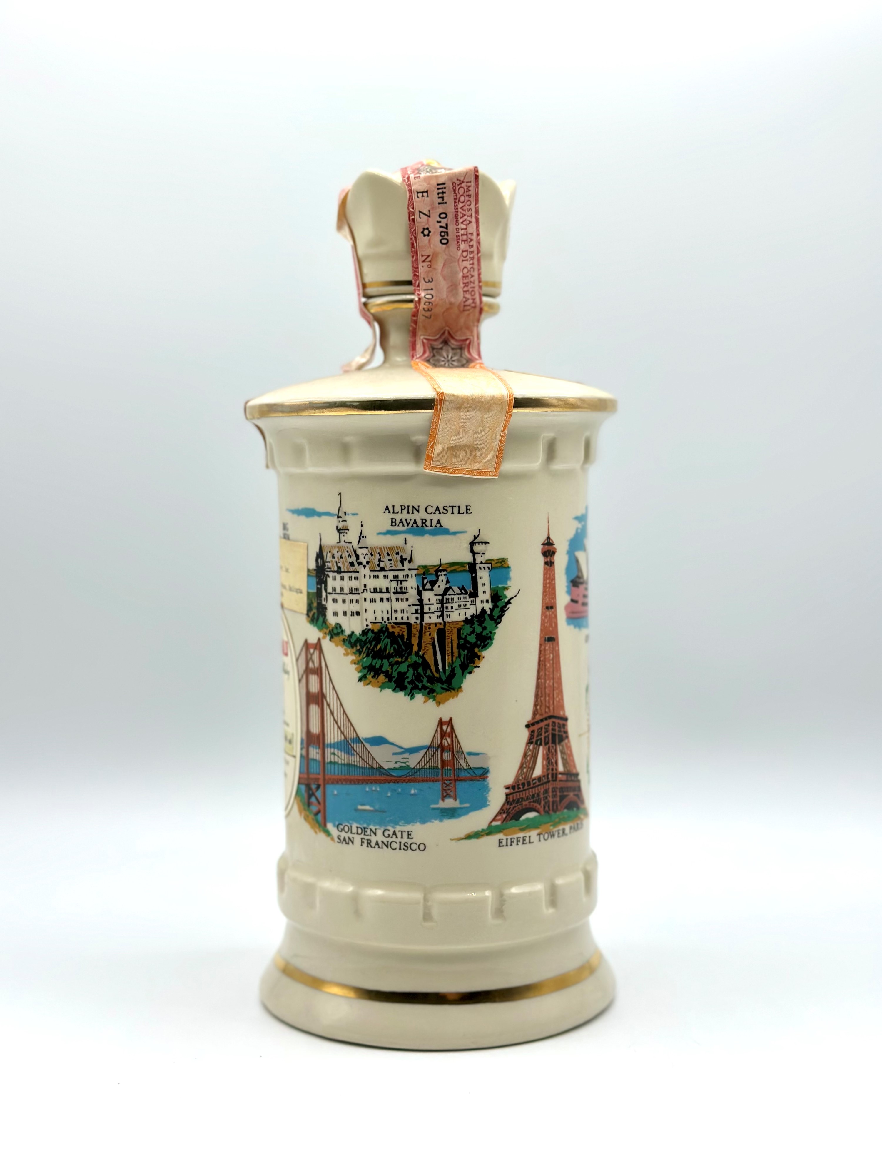 Old Fitzgerald Whiskey Around We Go 6 Years Ceramica