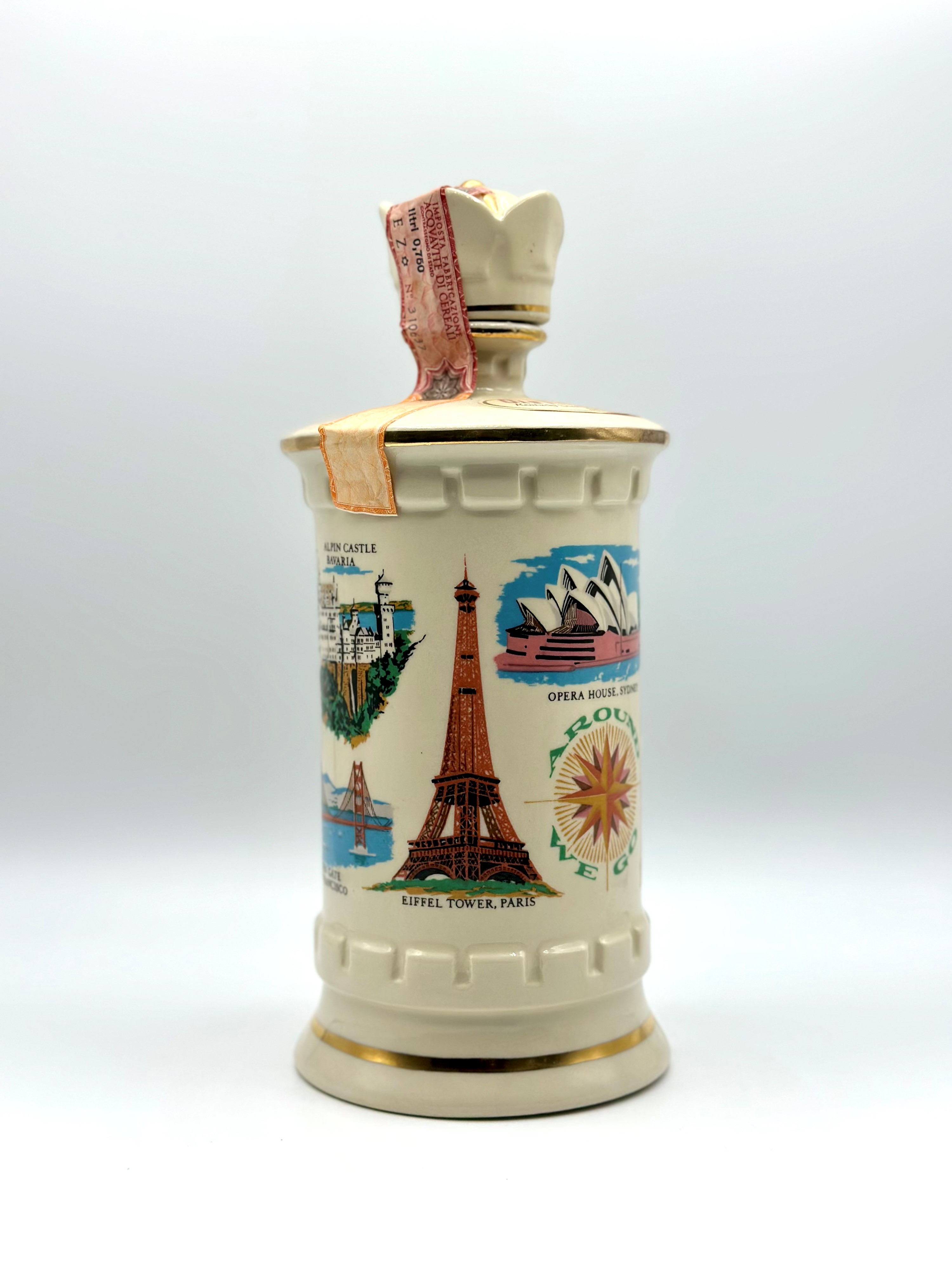 Old Fitzgerald Whiskey Around We Go 6 Years Ceramica