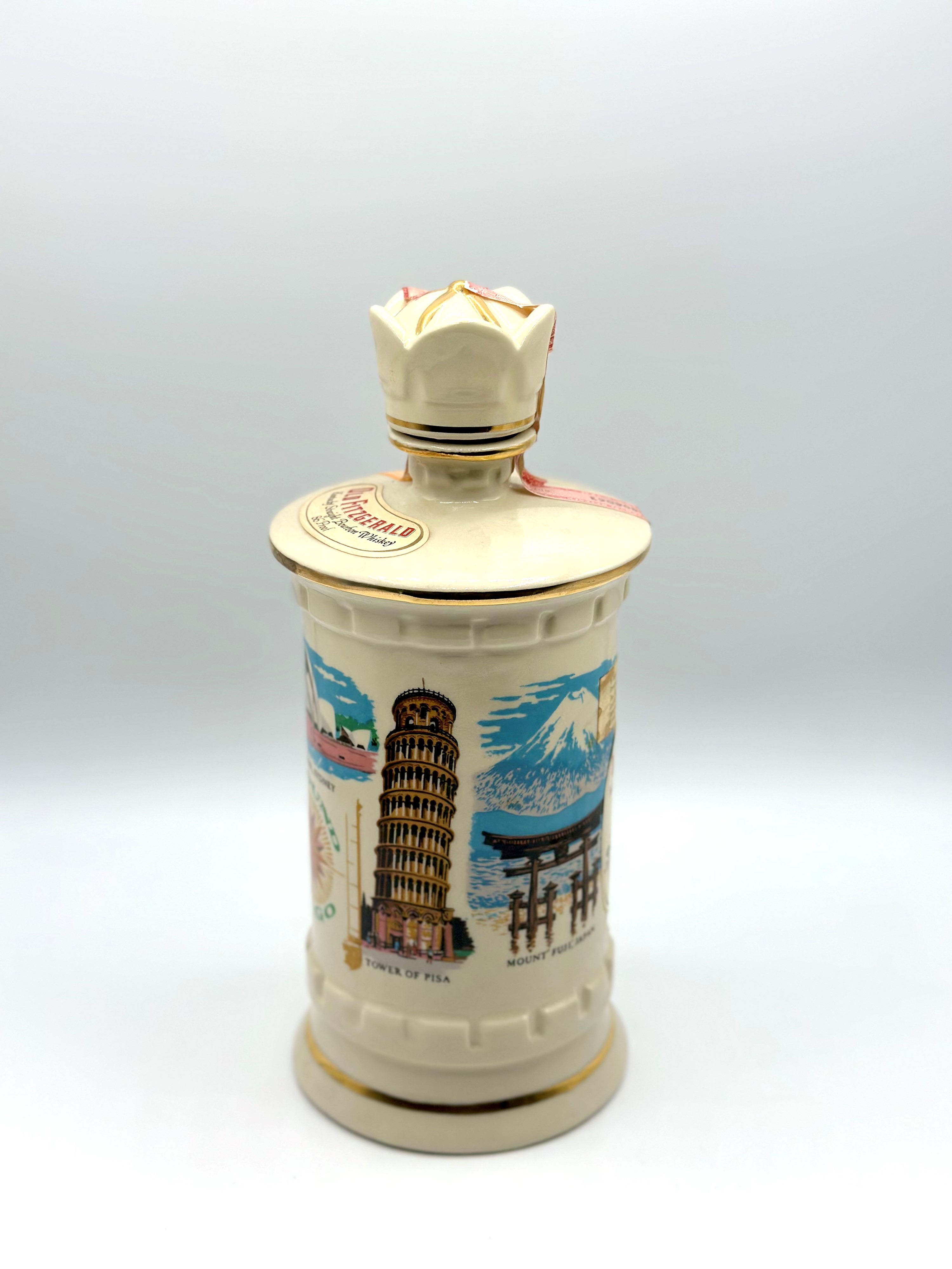 Old Fitzgerald Whiskey Around We Go 6 Years Ceramica