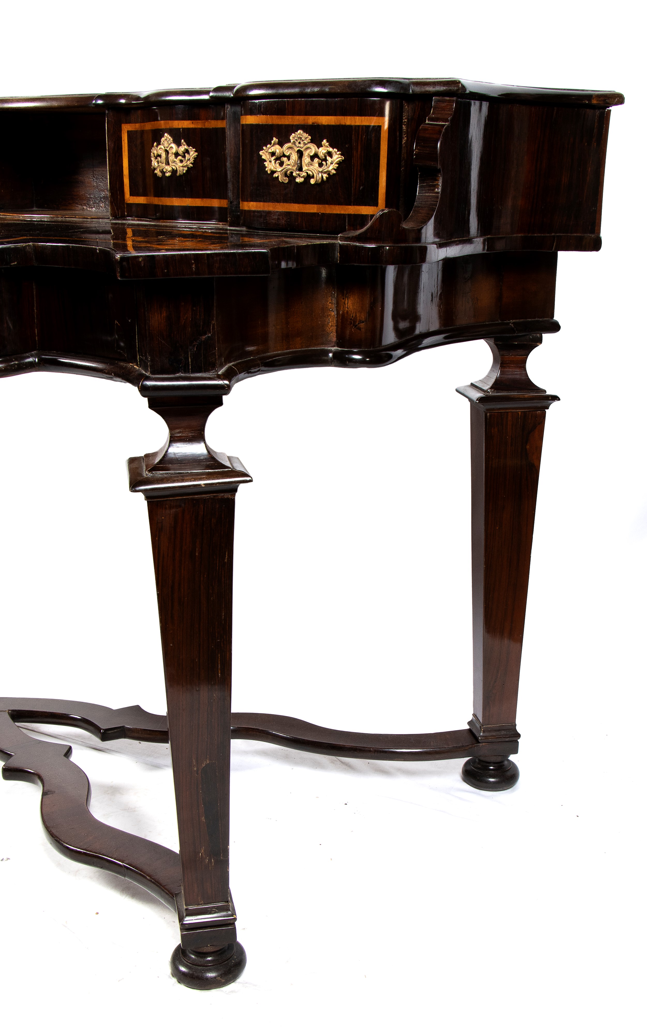 Scrittoio San Filippo Italiano in Legno Intarsiato