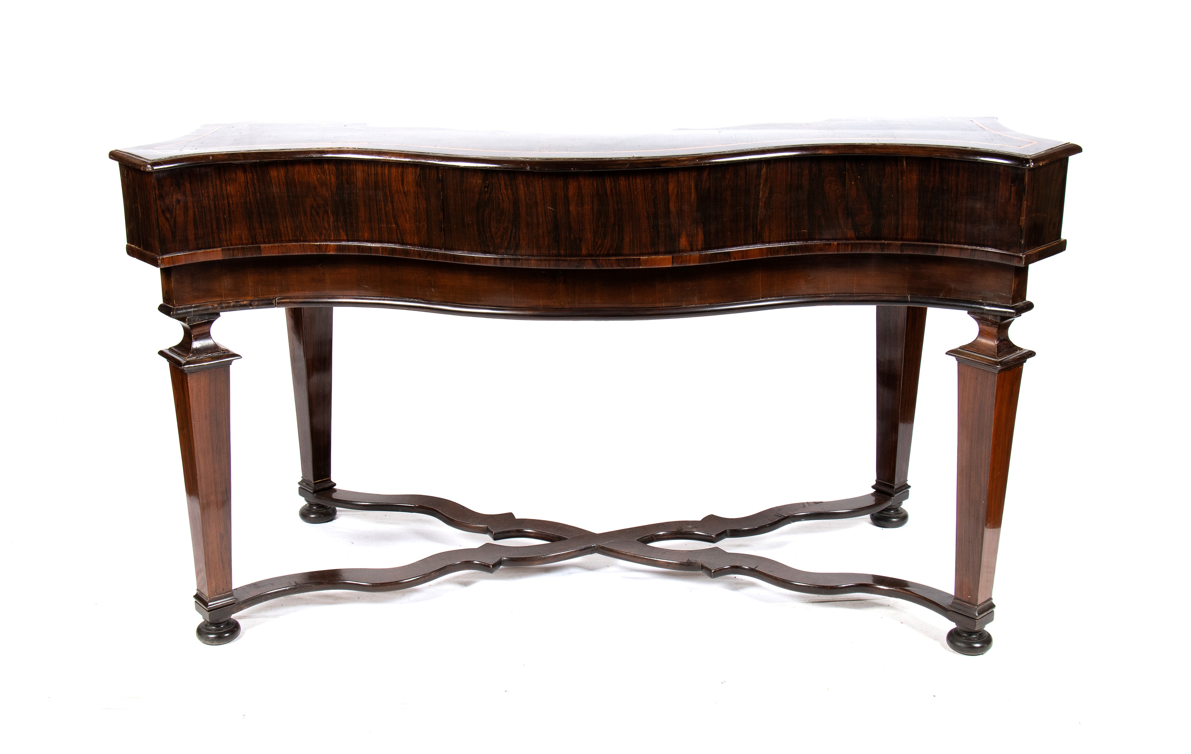 Scrittoio San Filippo Italiano in Legno Intarsiato