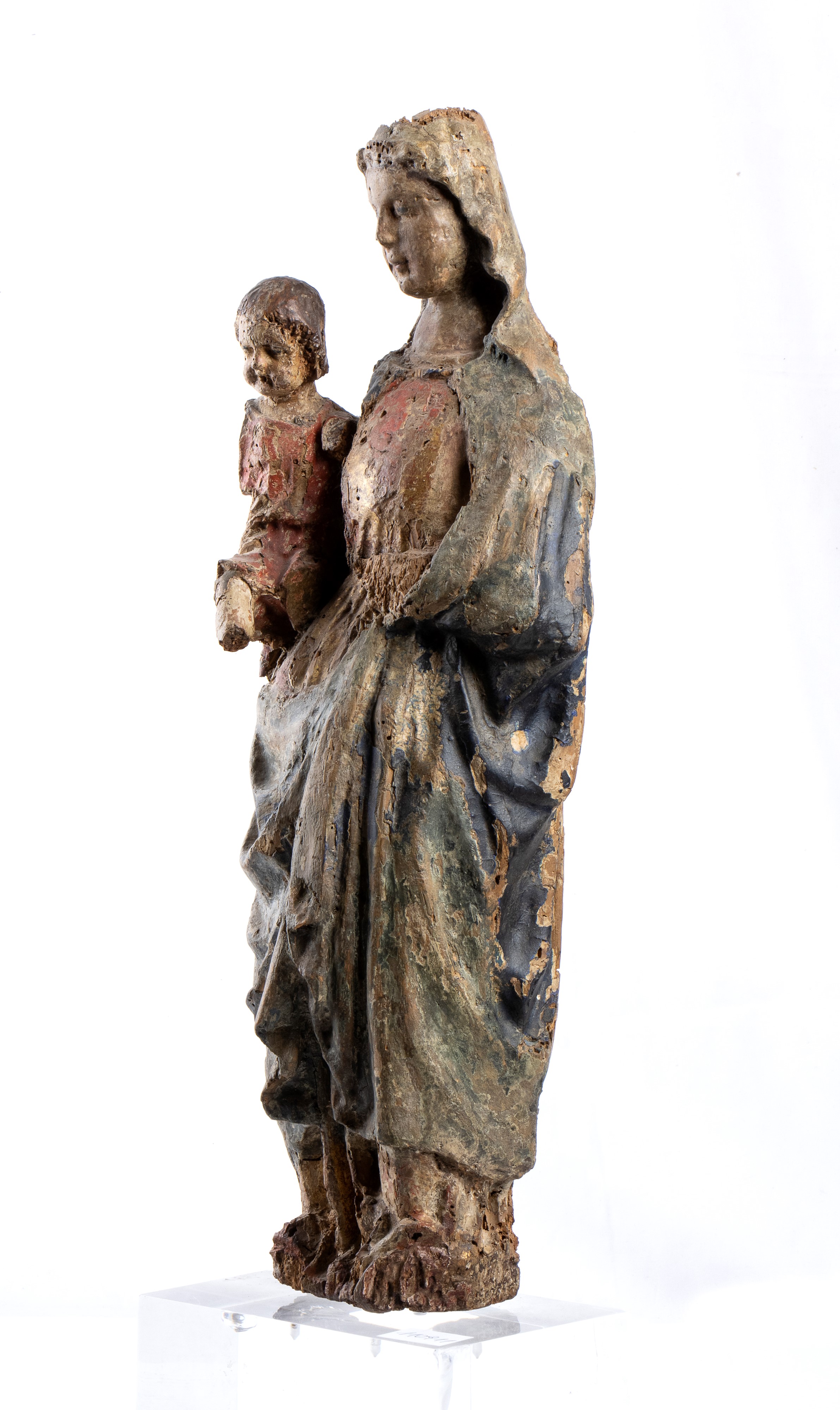 Artista Toscano, XIV - XV Secolo - Madonna con il Bambino