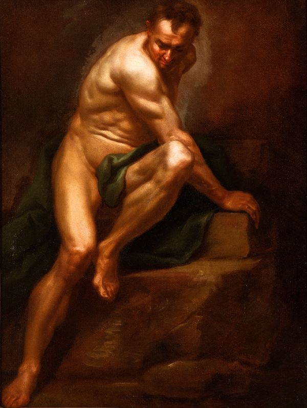 Carlo Maratti - Male nude study