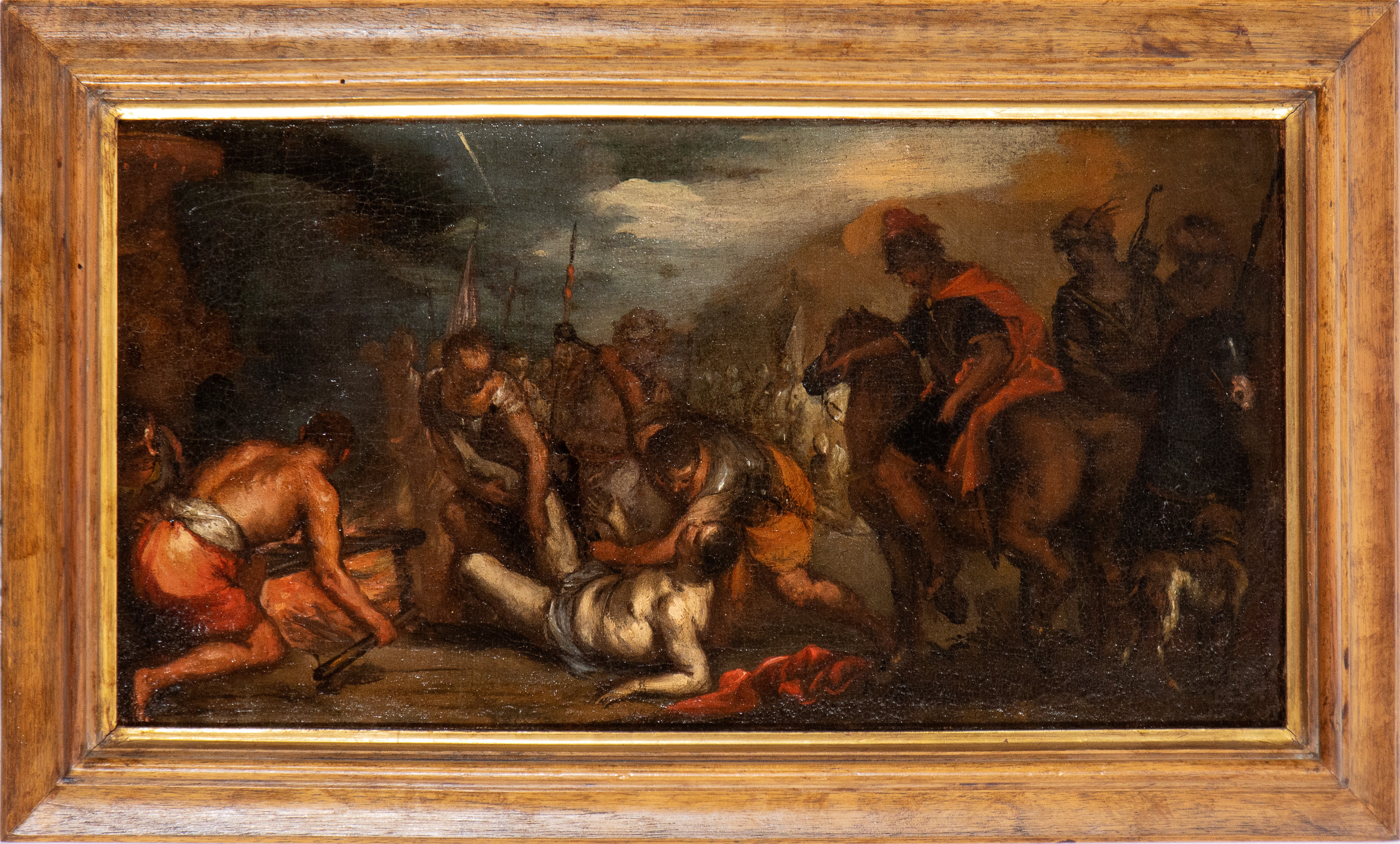 Artista Genovese, Fine XVII - Inizio XVIII Secolo - Martirio di San Lorenzo