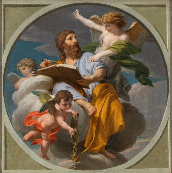 Domenico Corvi - Saint Matthew and the Angel