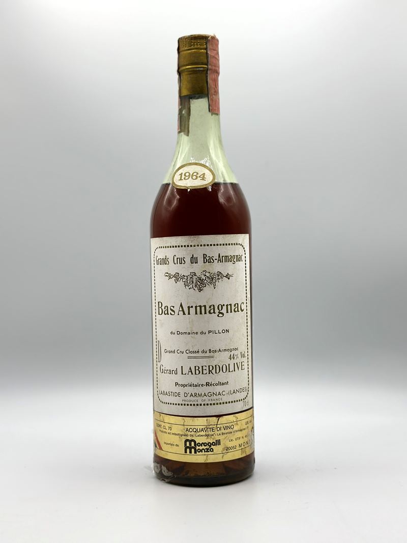 Laberdolive, Bas Armagnac Domaine Du Pillon 1964