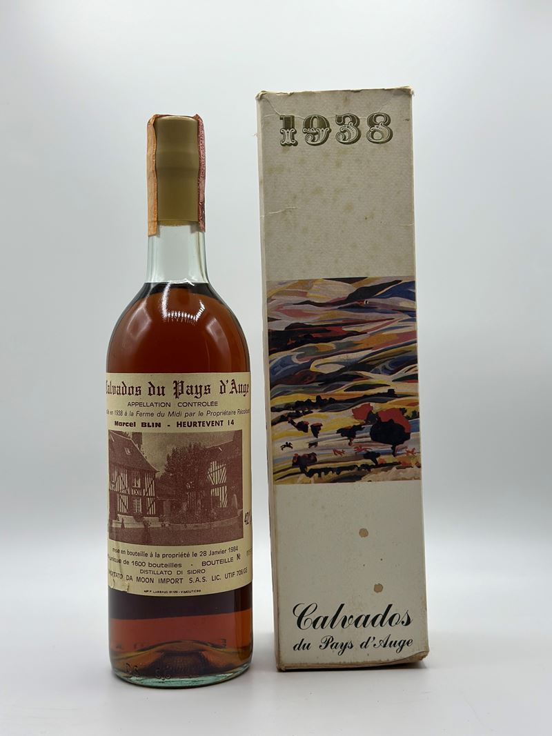 Calvados Du Pays D'auge Marcel Blin 1938