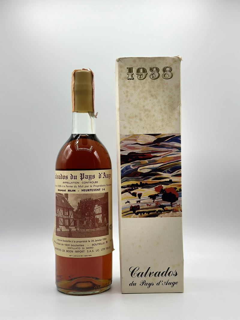Calvados Du Pays D'auge Marcel Blin 1938