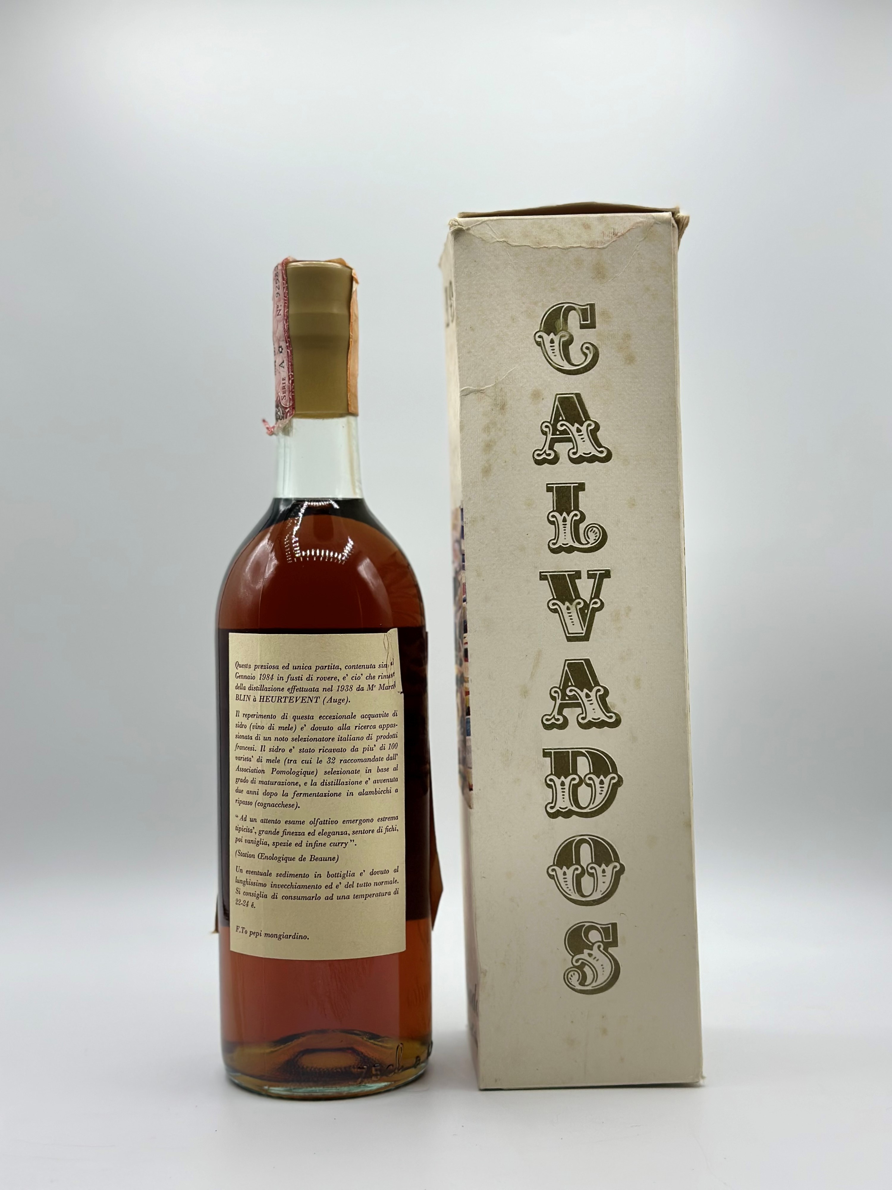 Calvados Du Pays D'auge Marcel Blin 1938