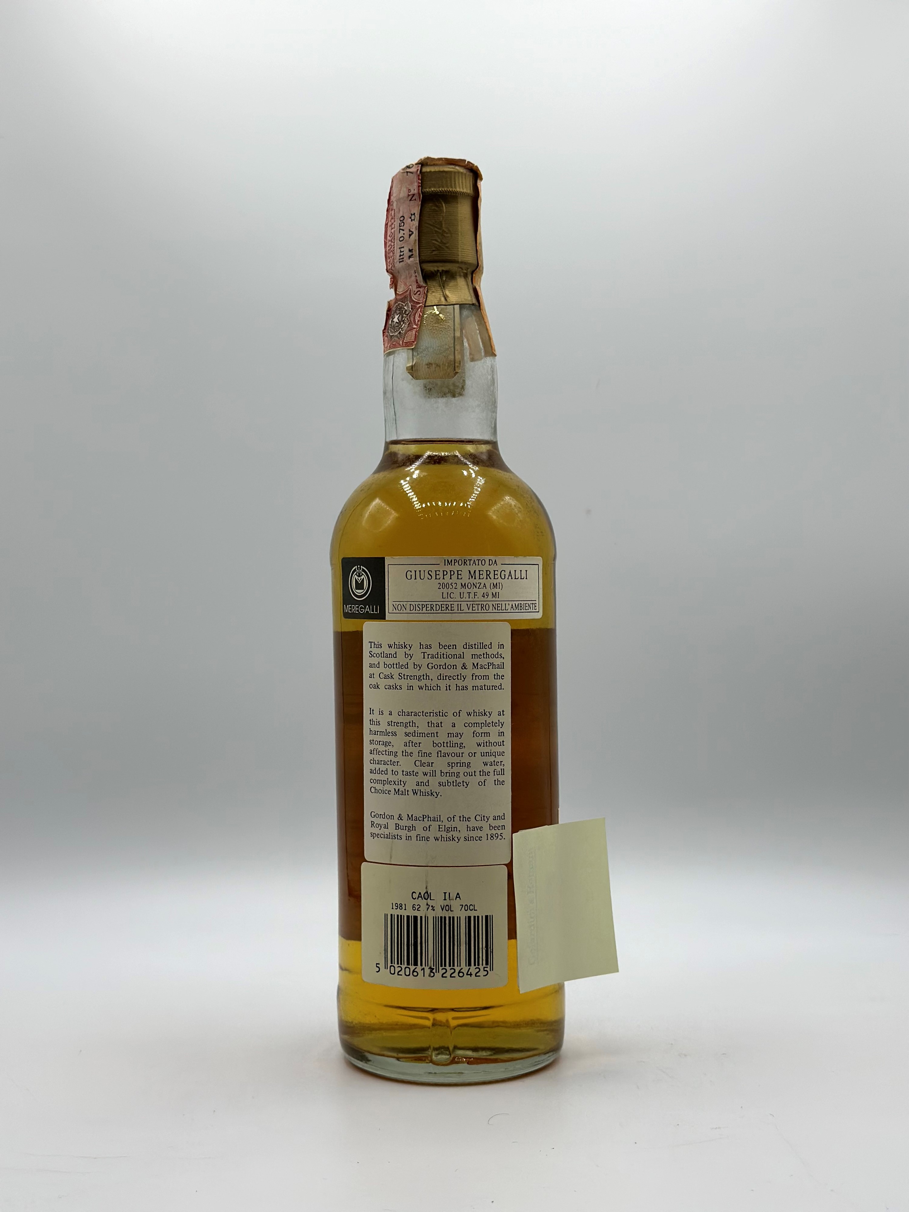 Caol Ila Single Malt Whisky, Bottled November 1997 By Gordon & Macphail