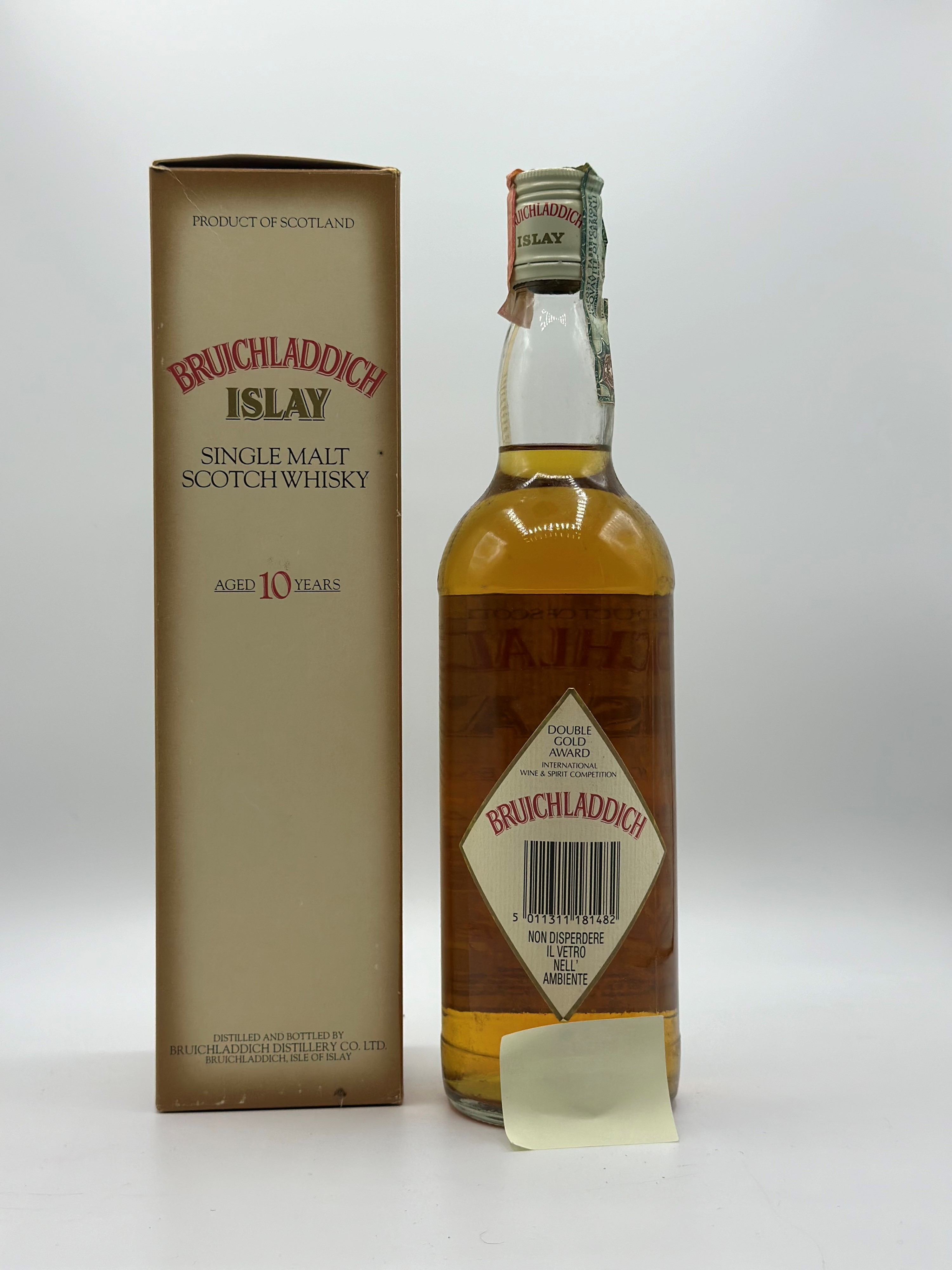 Bruichladdich, Single Malt Scotch Whisky 10 Years