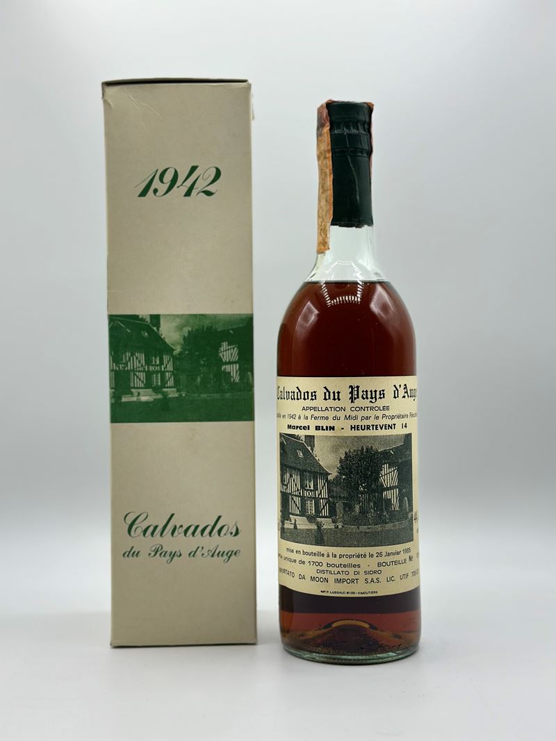 Calvados Du Pays D'auge Marcel Blin 1942
