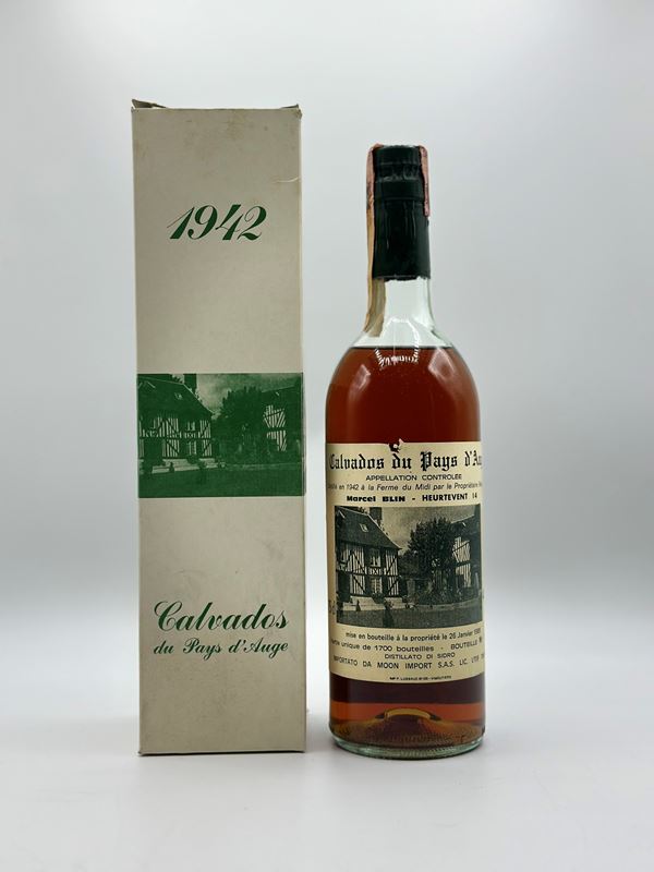 Calvados du Pays d'Auge Marcel Blin 1942