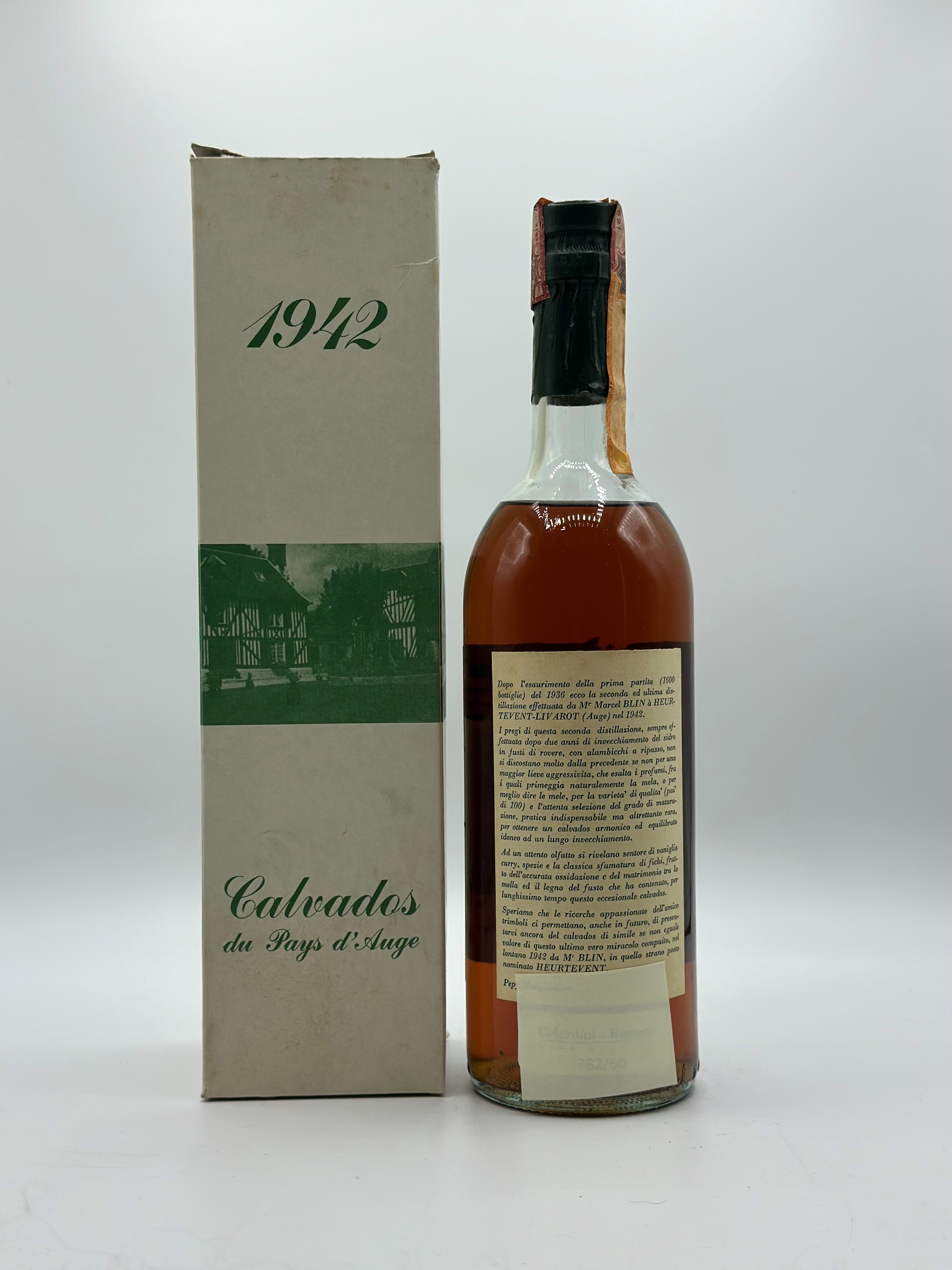 Calvados Du Pays D'auge Marcel Blin 1942