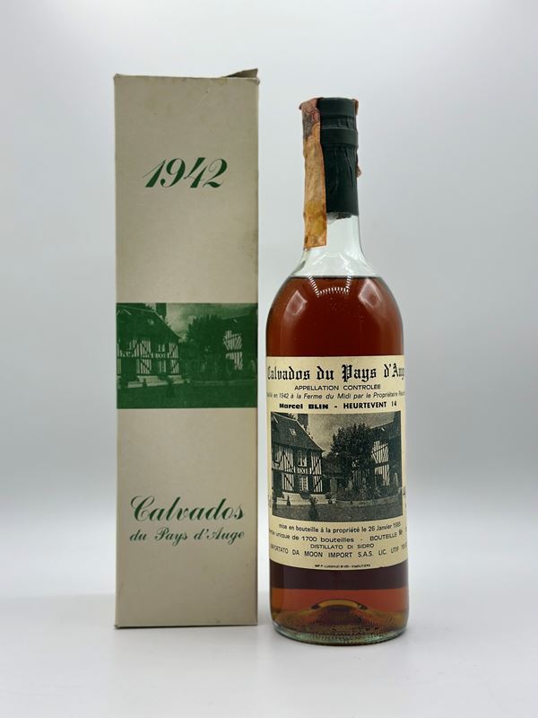 Calvados du Pays d'Auge Marcel Blin 1942