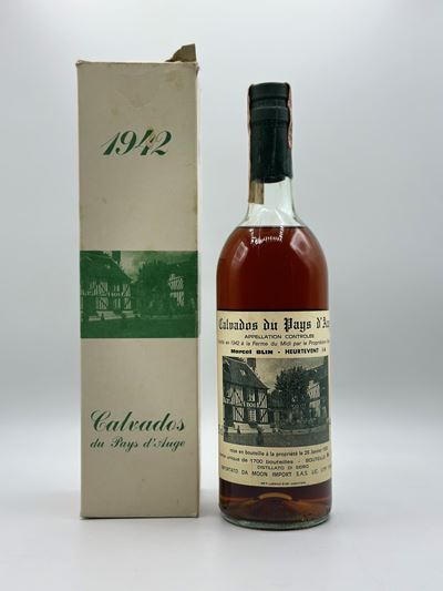 Calvados Du Pays D'auge Marcel Blin 1942