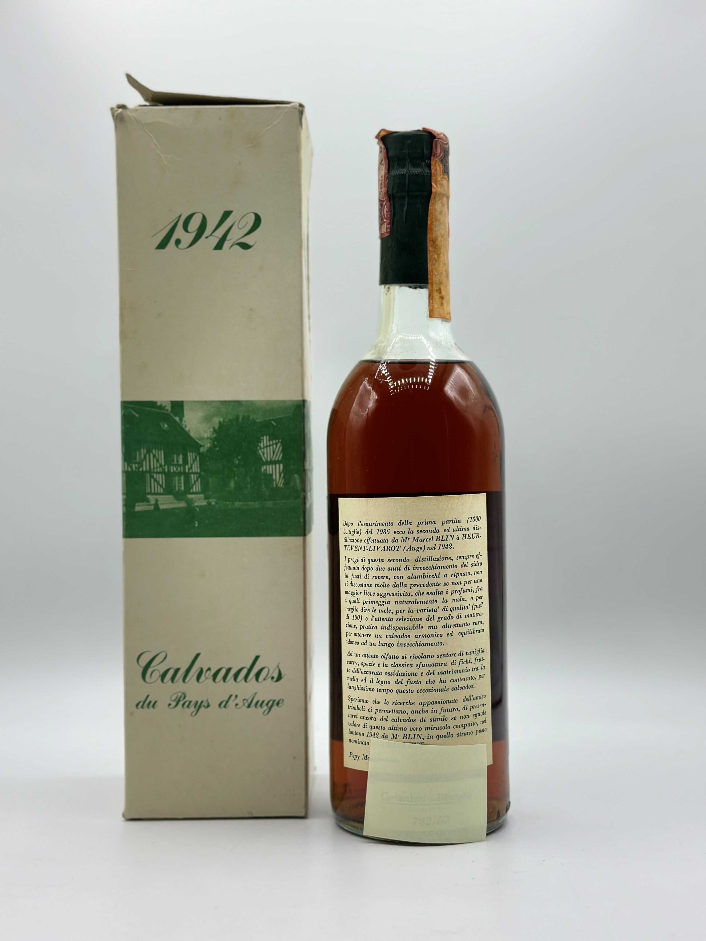 Calvados Du Pays D'auge Marcel Blin 1942