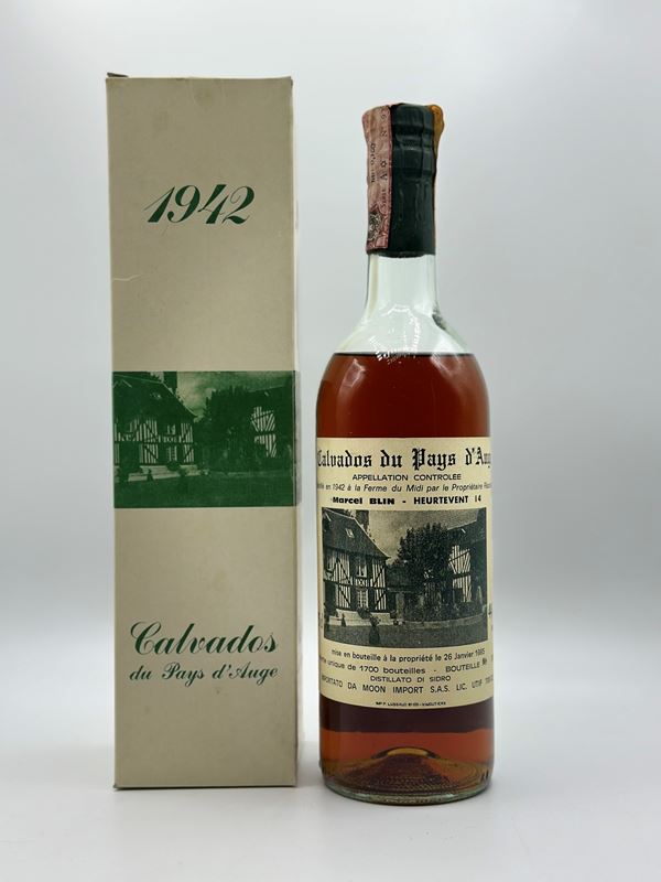 Calvados du Pays d'Auge Marcel Blin 1942