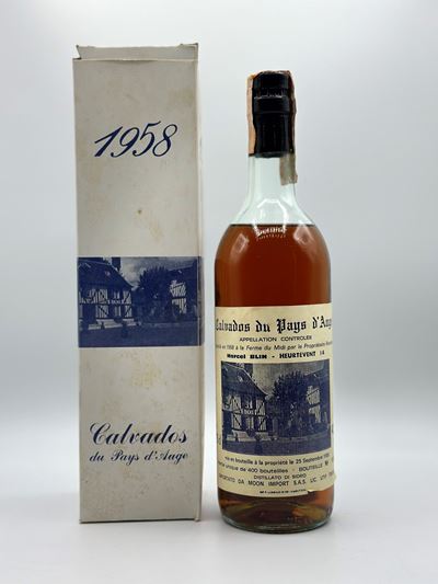 Calvados Du Pays D'auge Marcel Blin 1958