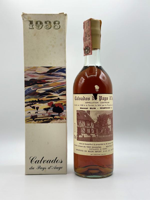 Calvados du Pays d'Auge Marcel Blin 1938