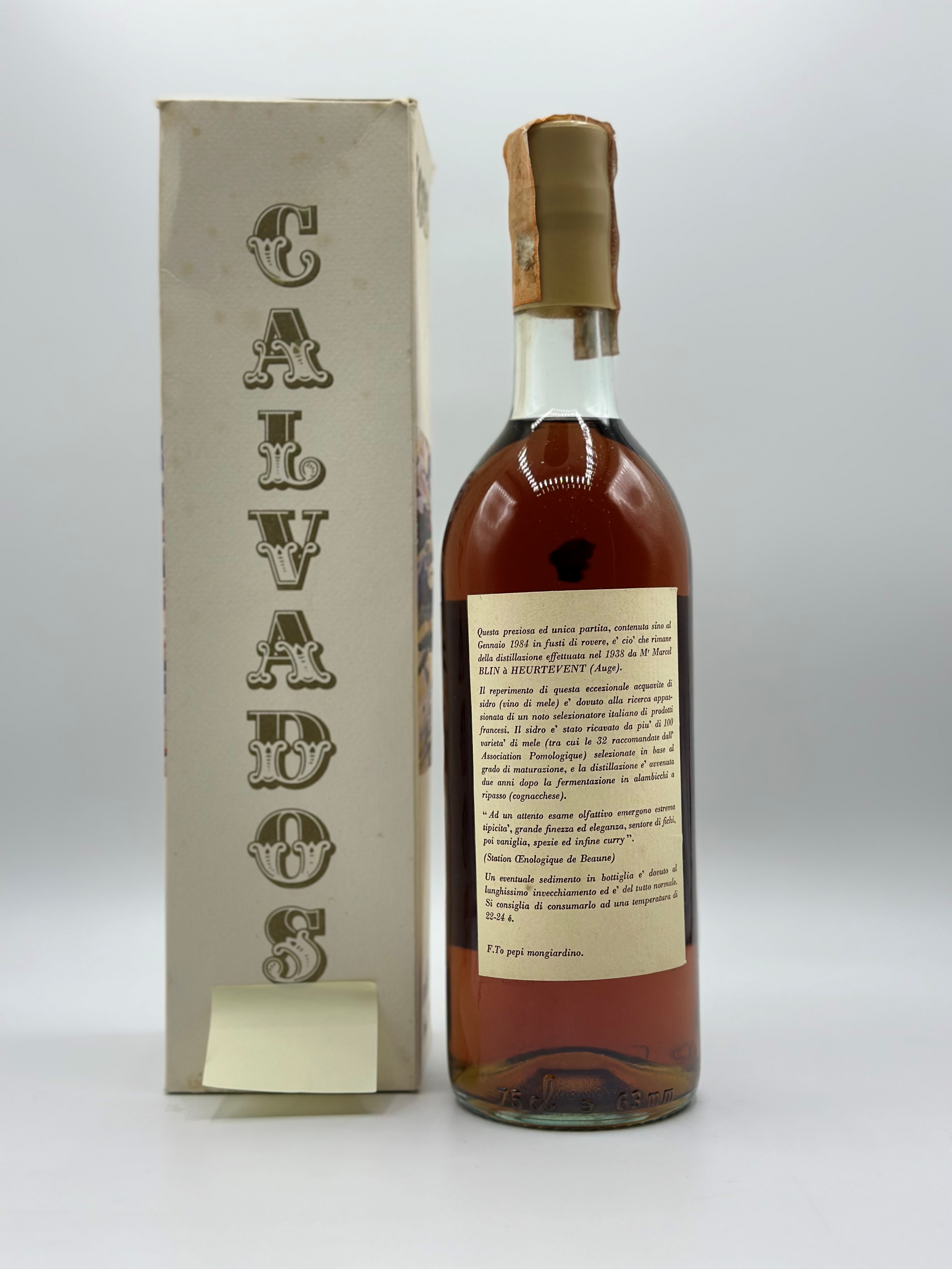 Calvados Du Pays D'auge Marcel Blin 1938
