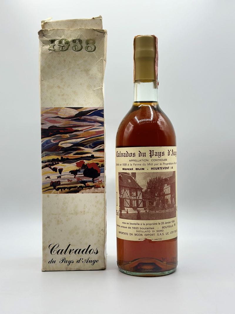 Calvados Du Pays D'auge Marcel Blin 1938