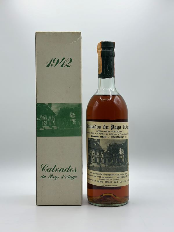 Calvados du Pays d'Auge Marcel Blin 1942