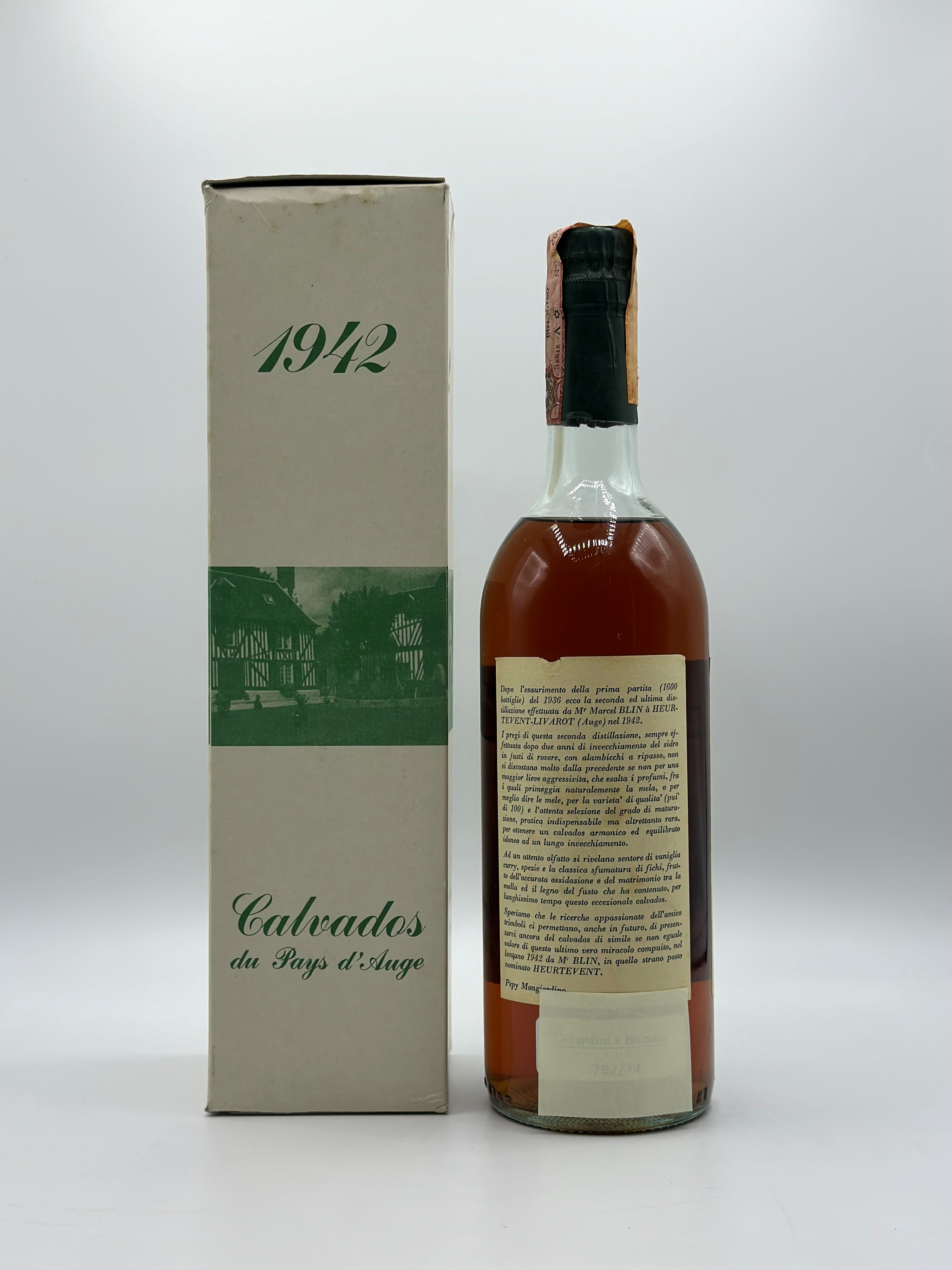 Calvados Du Pays D'auge Marcel Blin 1942