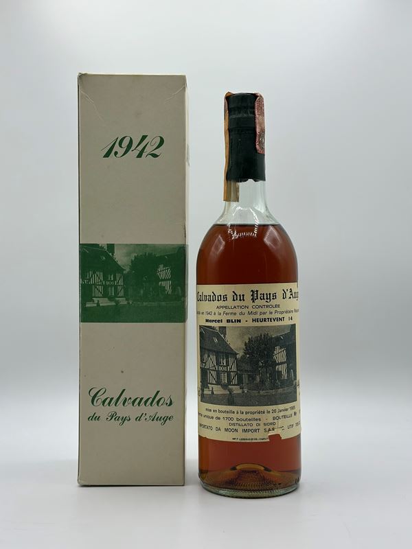 Calvados du Pays d'Auge Marcel Blin 1942
