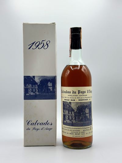 Calvados Du Pays D'auge Marcel Blin 1958