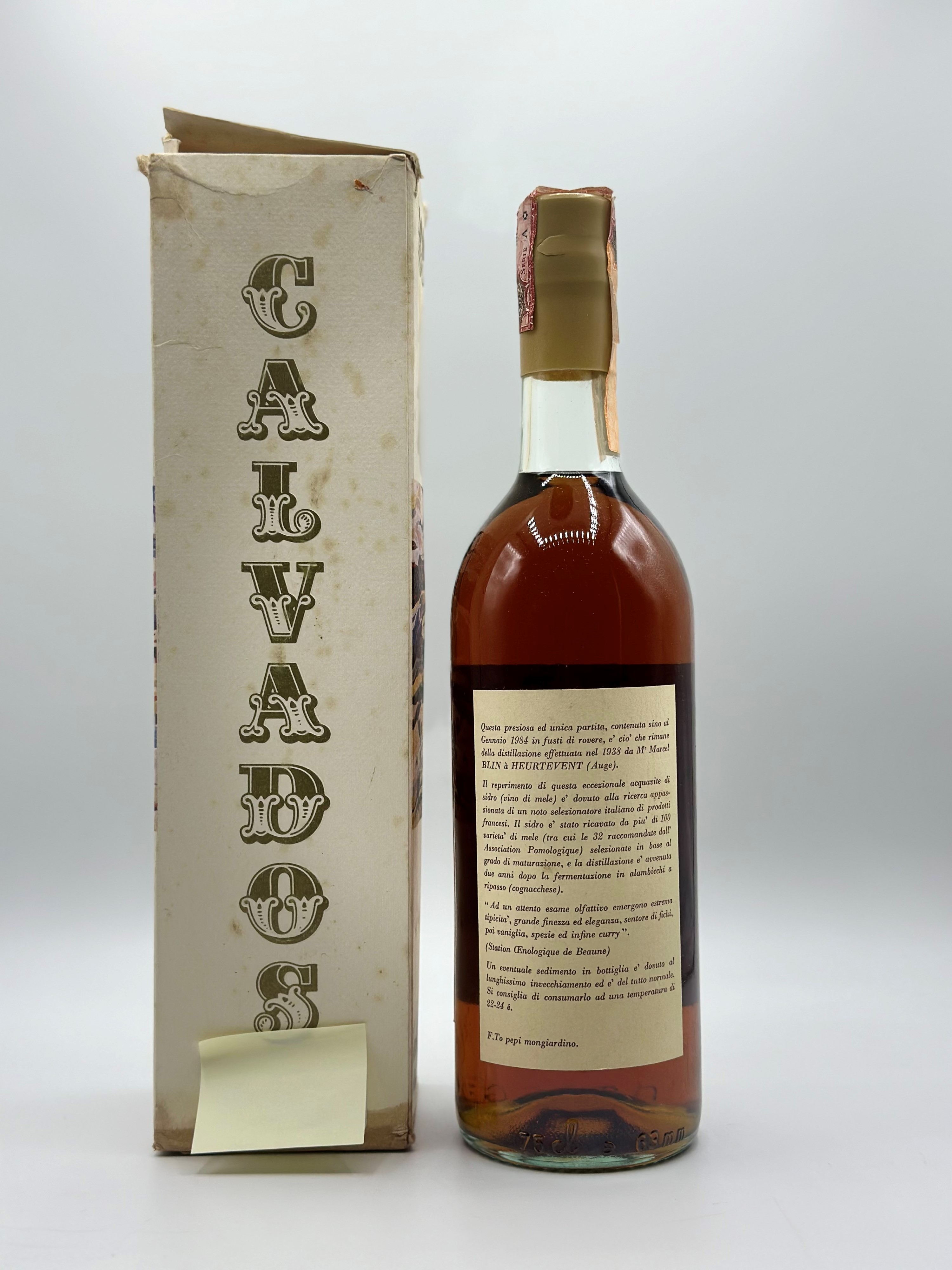 Calvados Du Pays D'auge Marcel Blin 1938