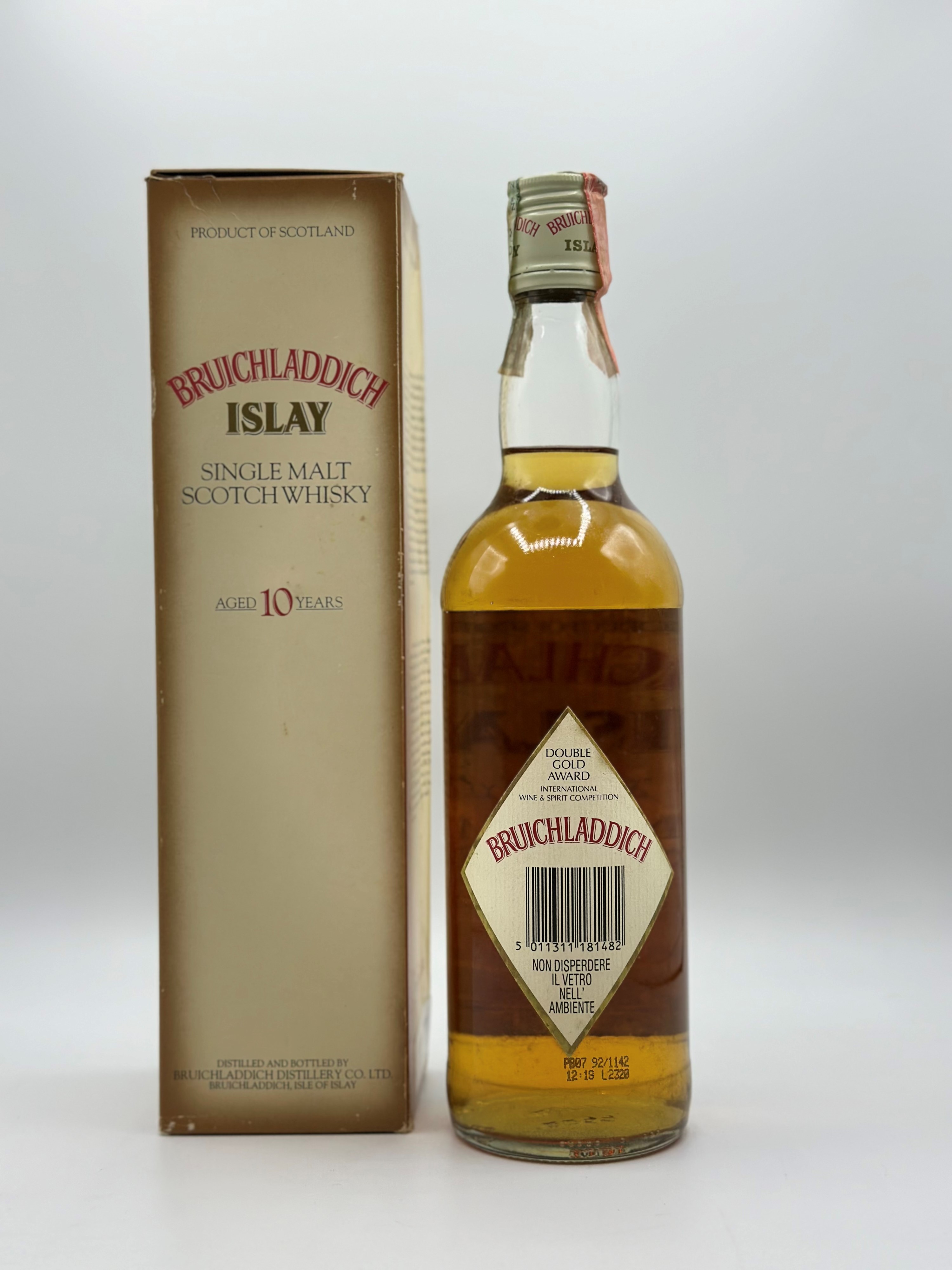 Bruichladdich, Islay Single Malt Scotch Whisky 10 Years Old