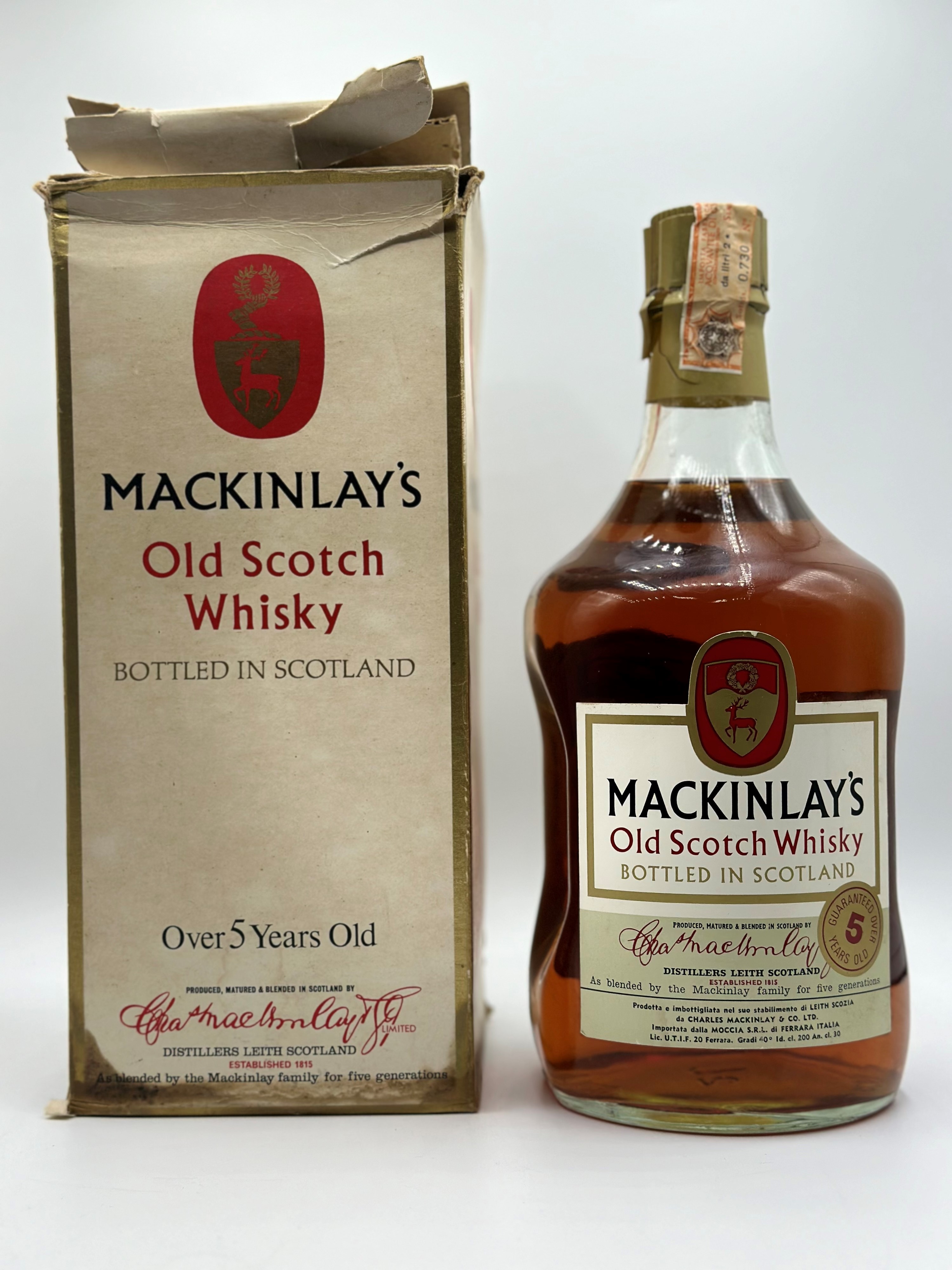 Mackinlay’s, Over 5 Years
