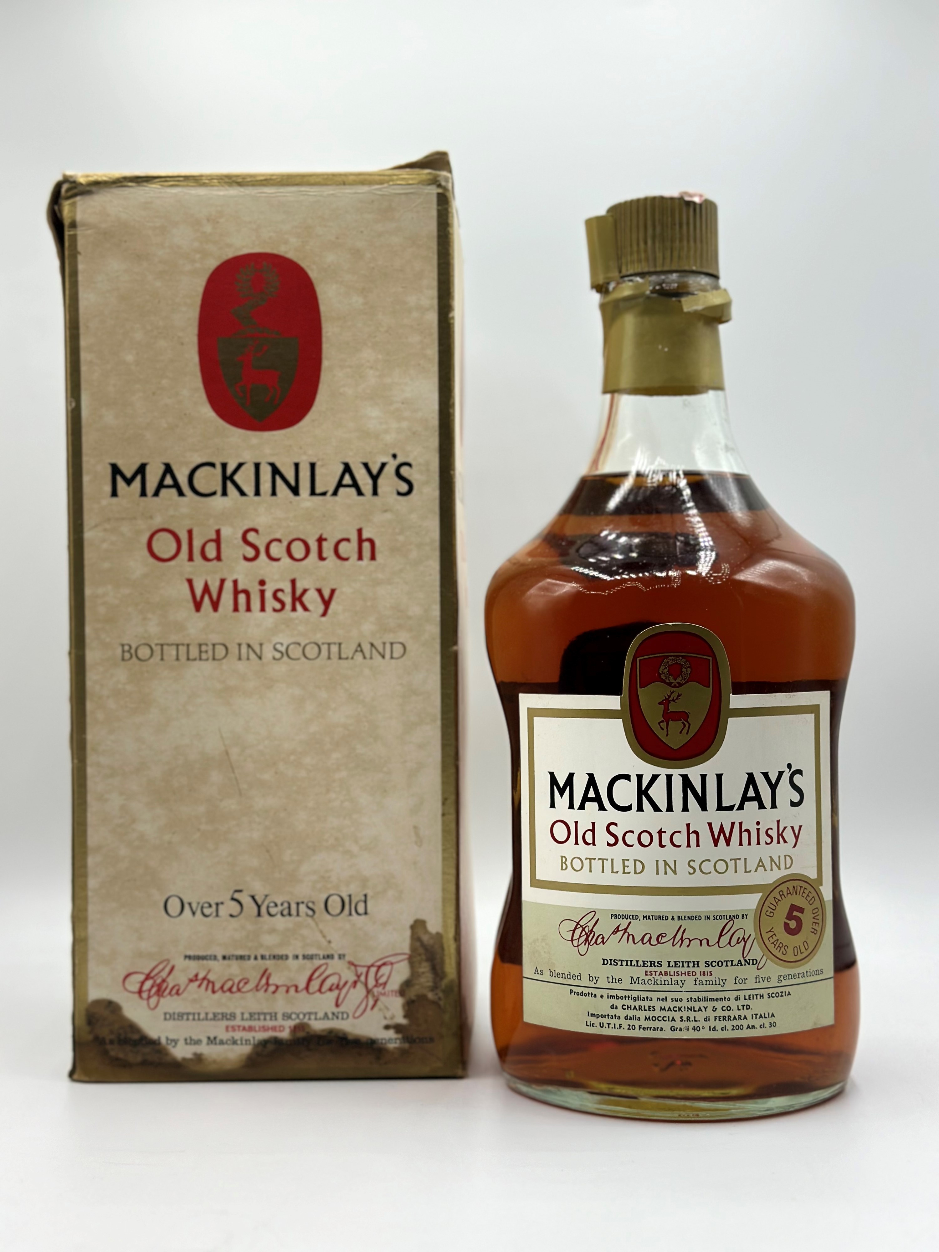 Mackinlay’s, Over 5 Years