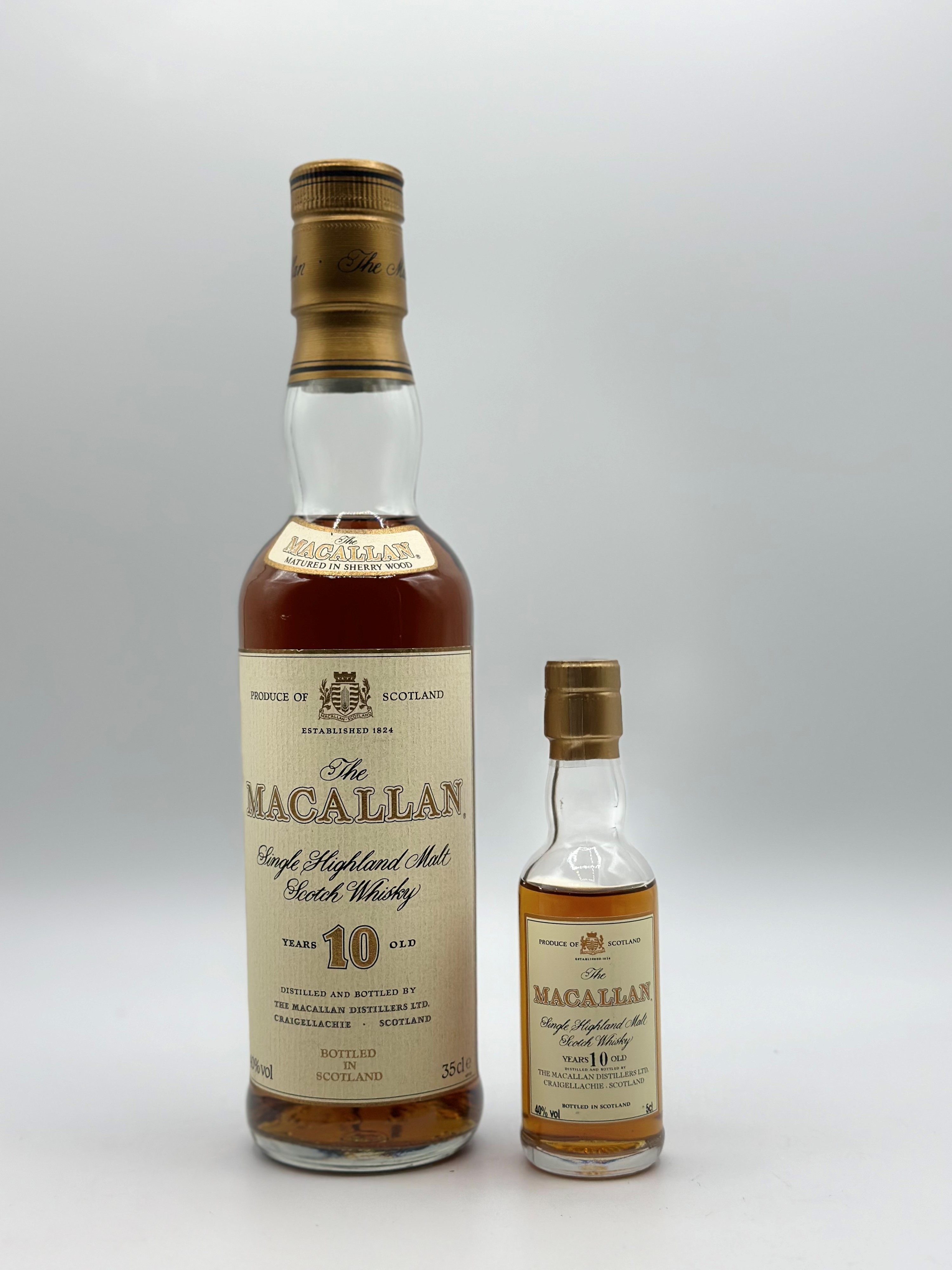 The Macallan Highland Single Malt Scotch Whisky 10 Years Old