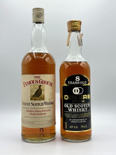 The Famous Grouse Finest Scotch Whisky - Diners Deluxe Old Scotch Whisky 8 Years