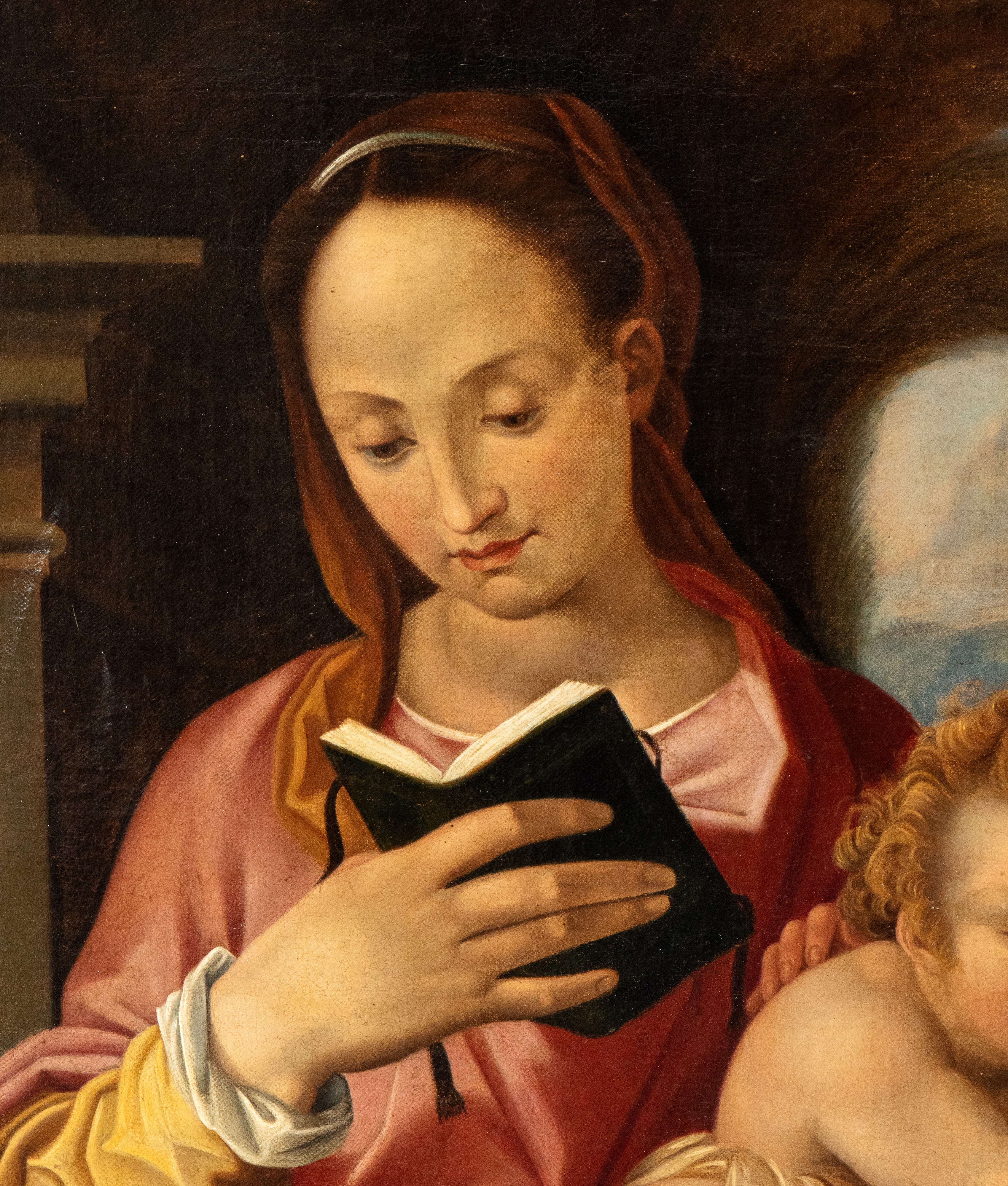 Artista Anonimo, XVIII - XIX Secolo - Madonna con Bambino e San Giovannino