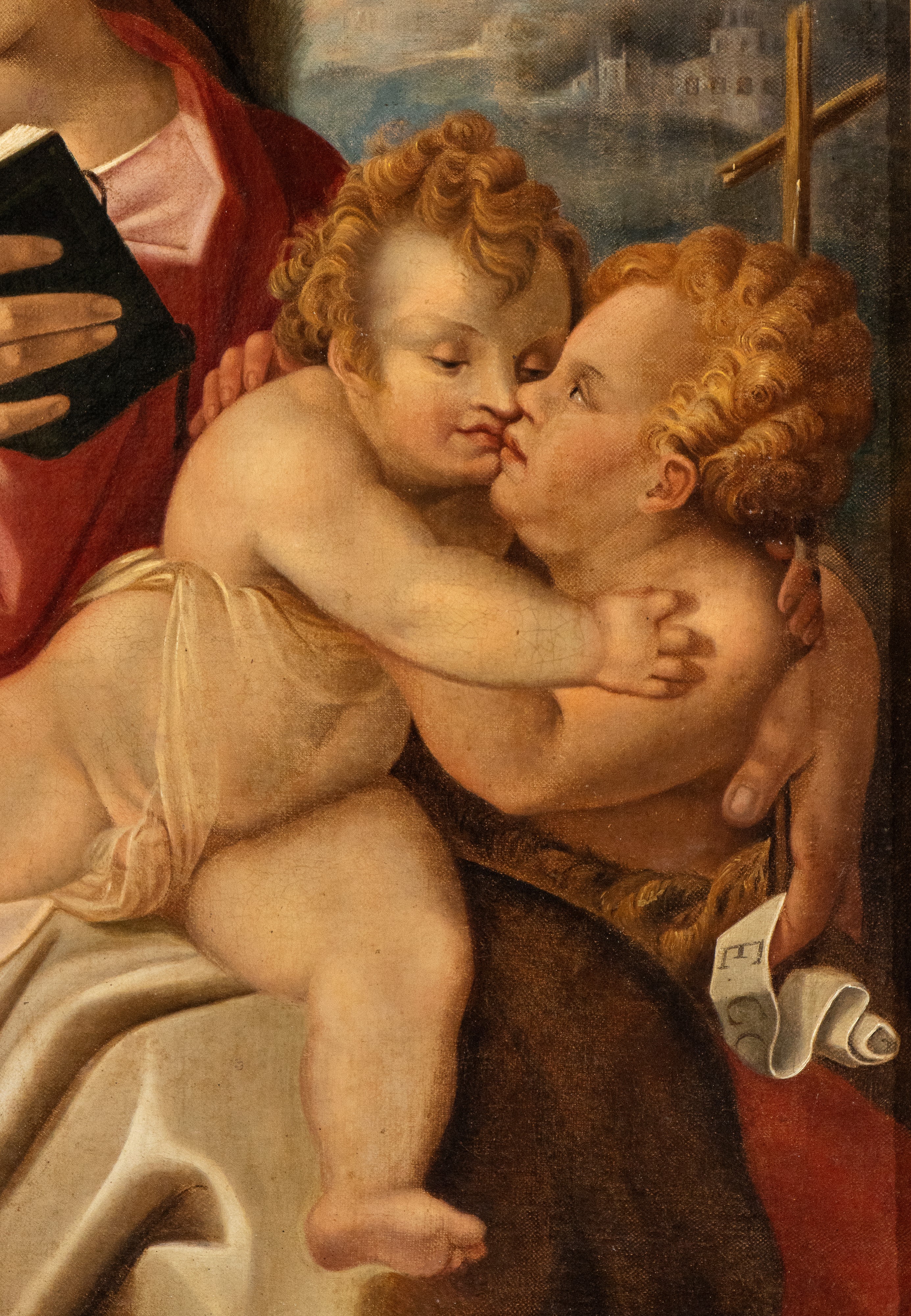 Artista Anonimo, XVIII - XIX Secolo - Madonna con Bambino e San Giovannino