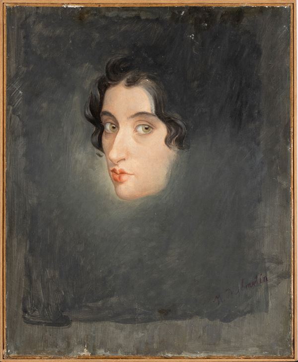 MARCELLIN DESBOUTIN - Portrait of a lady