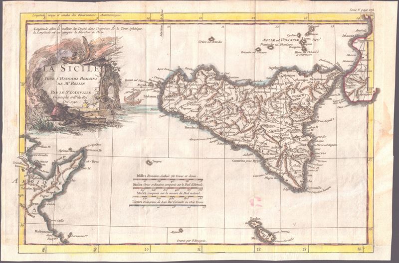 Jean-baptiste D'anville - La Sicile Pour L'histoire Romaine De M. Rollin