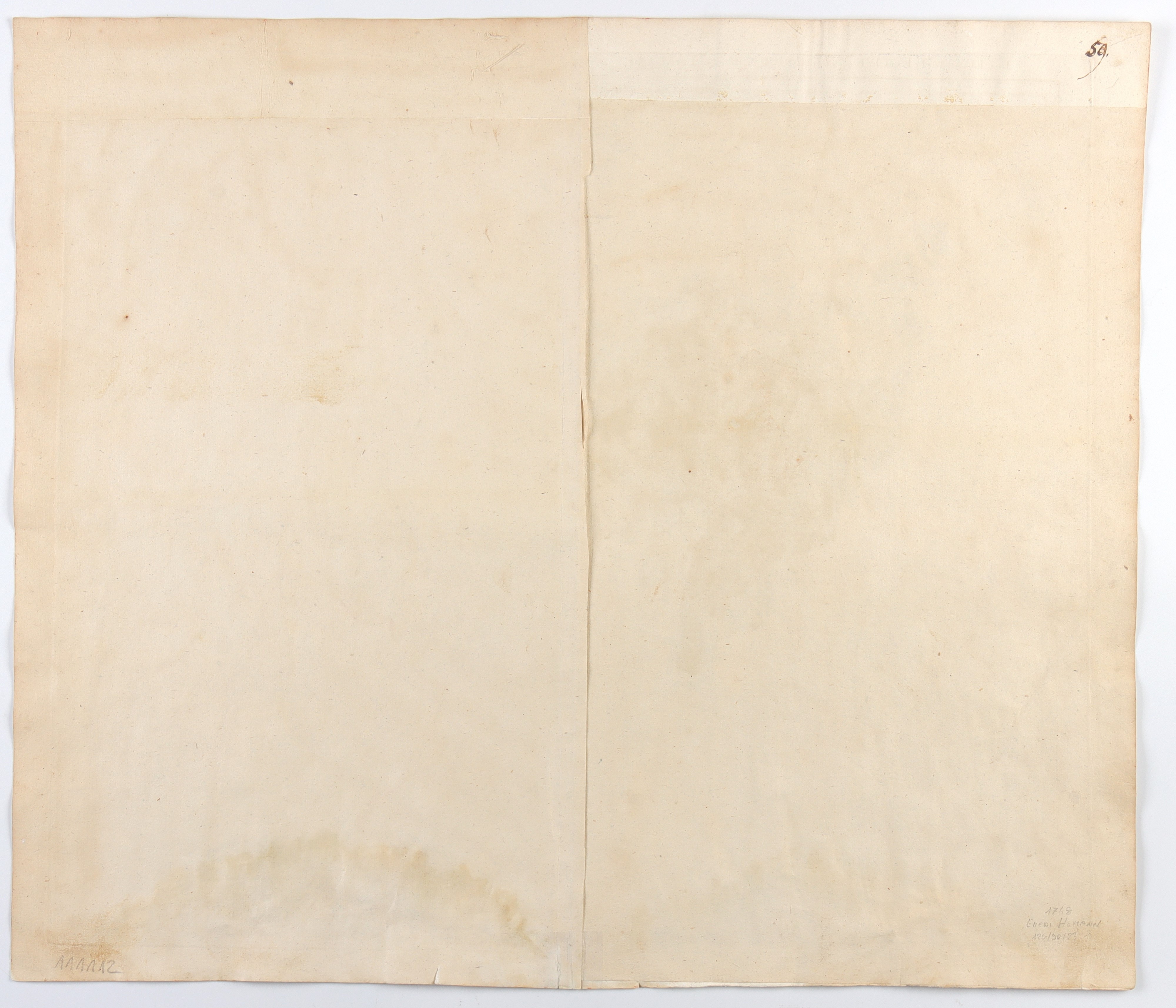 Eredi Johann Baptist Homann - Status Ecclesiastici Nec Non Magni Ducatus Toscanae Nova Tabula Geo...