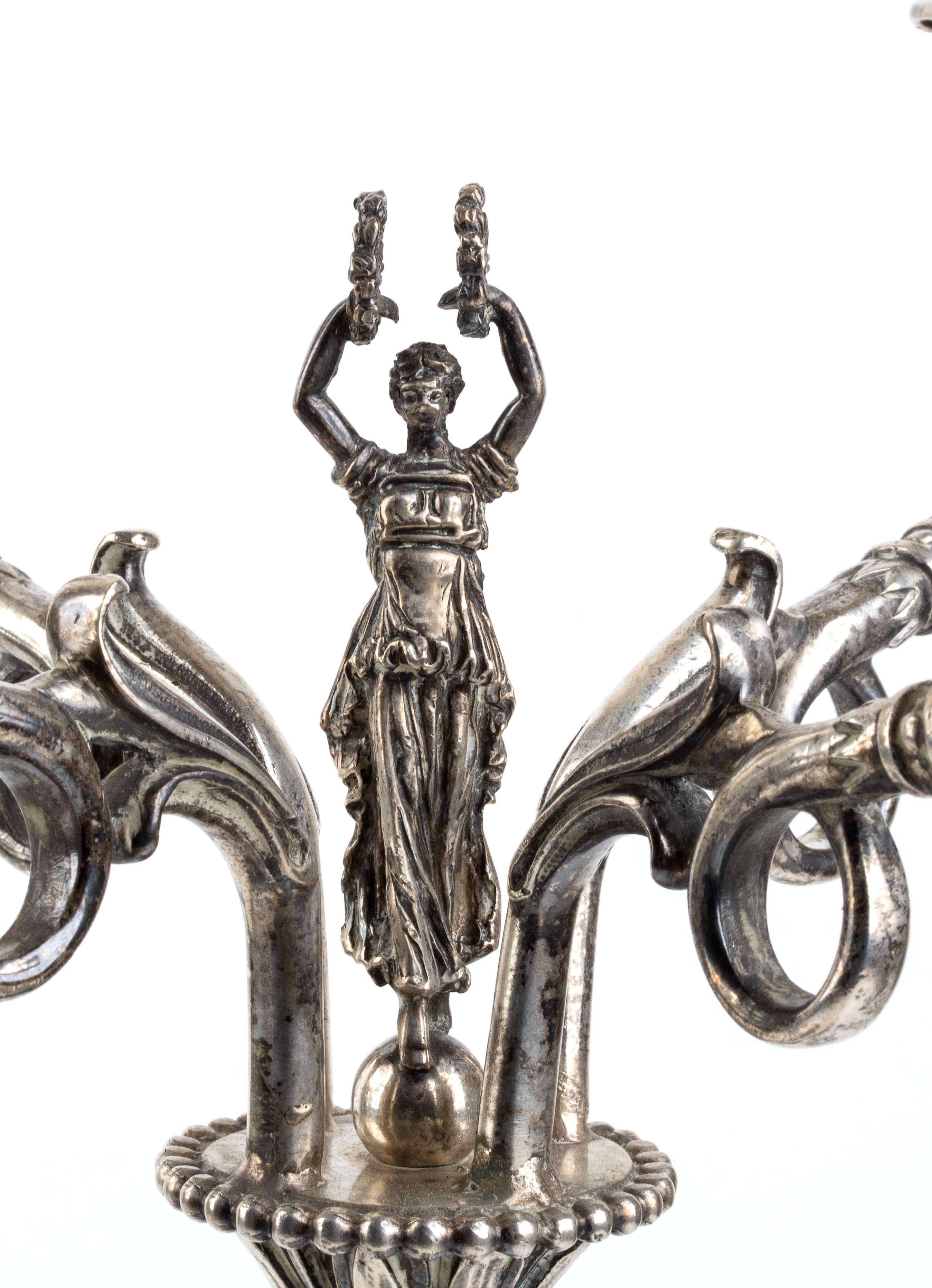 Coppia di Candelabri Tedeschi in Argento