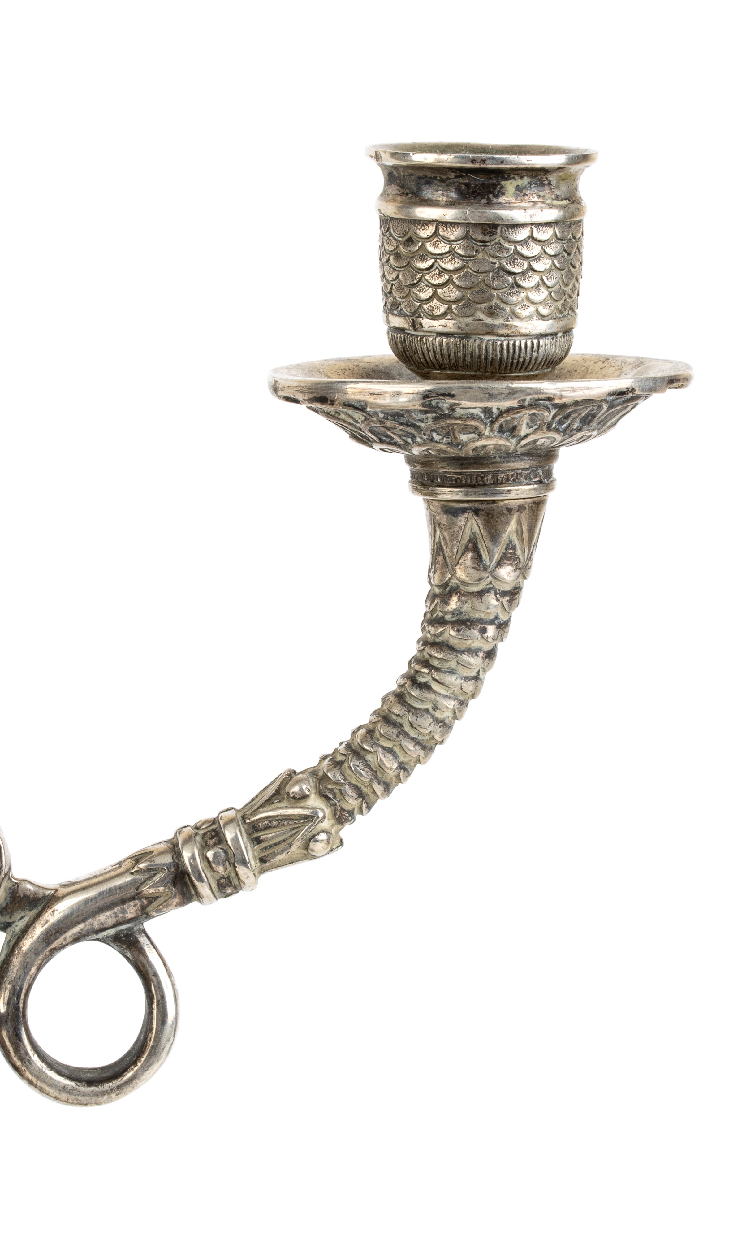 Coppia di Candelabri Tedeschi in Argento