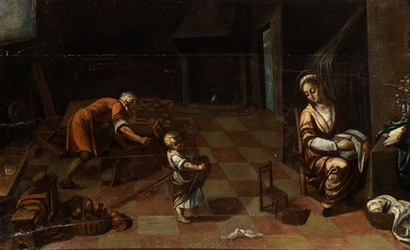 Holy Family in the workshop of Saint Joseph