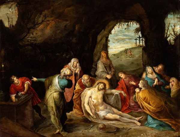 Frans Francken  il Giovane - Compianto sul Cristo morto