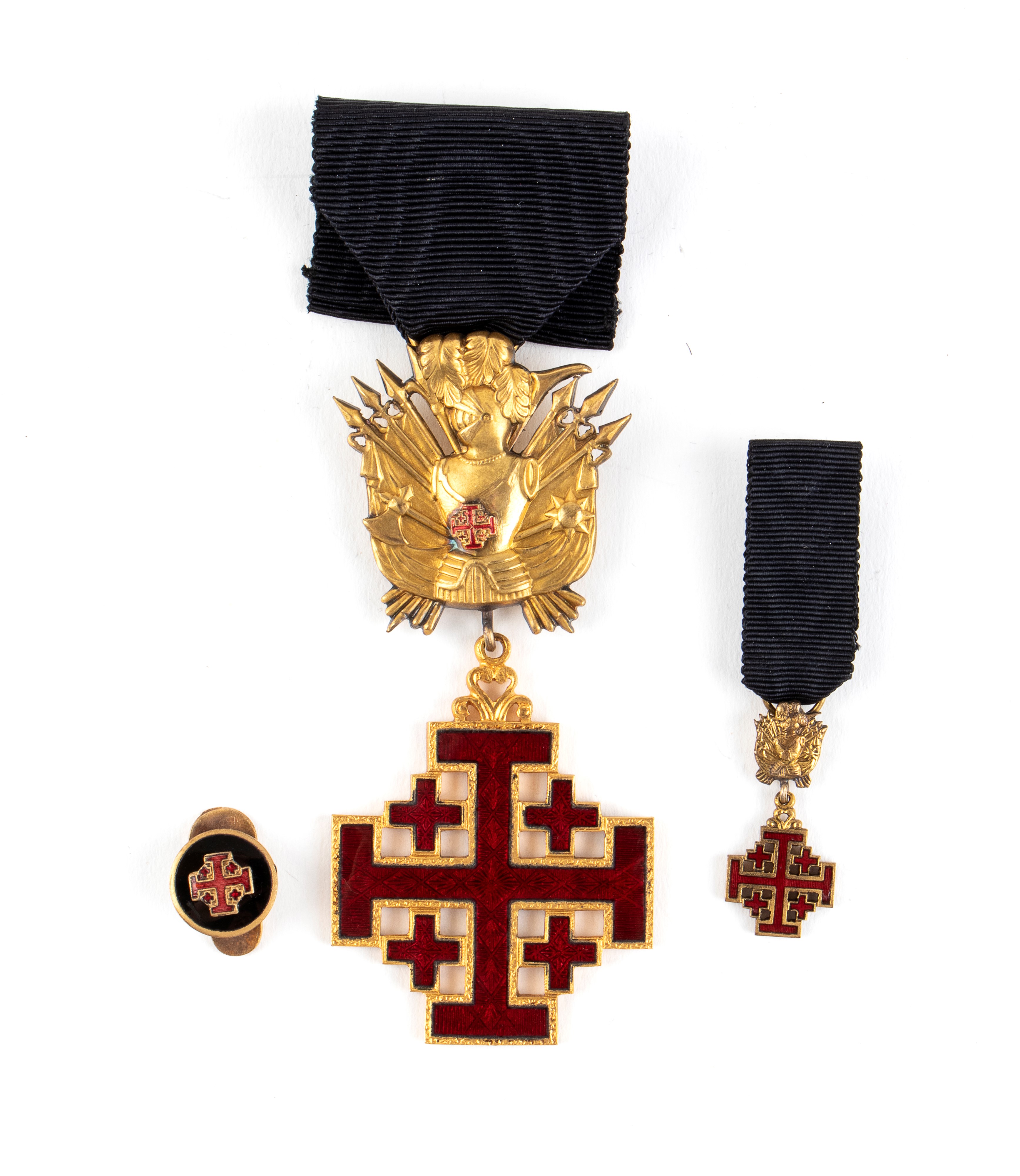 Stato Città del Vaticanoordine S. Sepolcro Insegna da Cavaliere per Meriti Militari