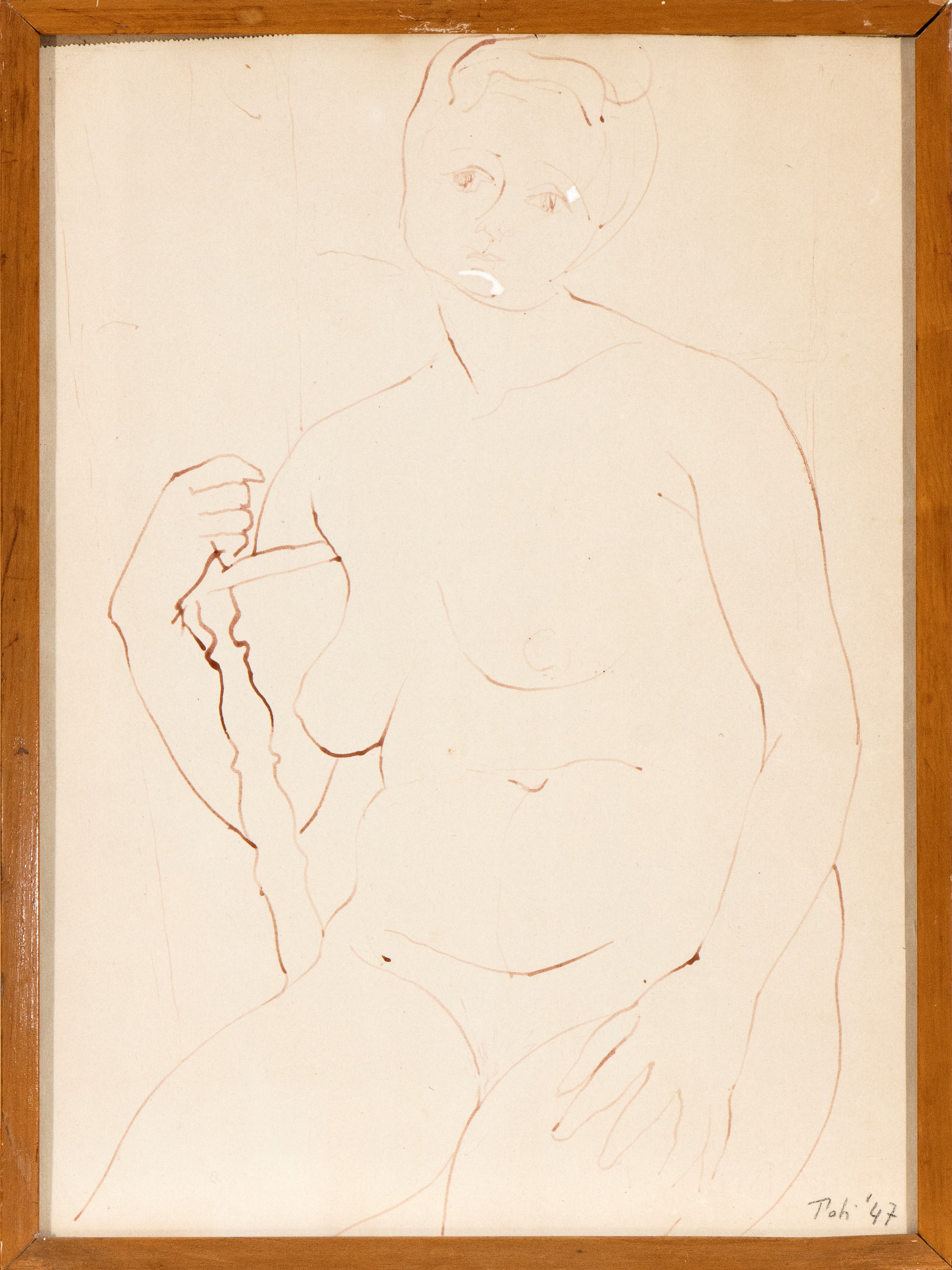 Toti Scialoja - Nudo Femminile