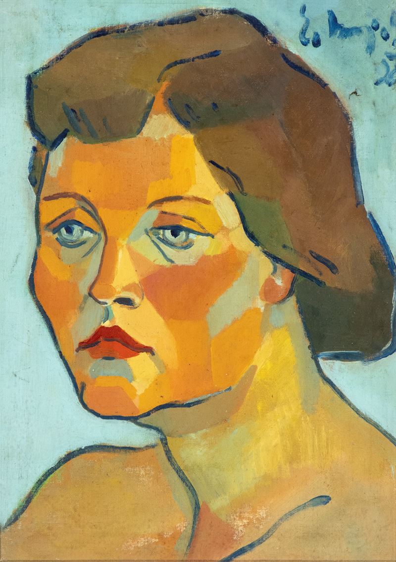 Eugen Dragutescu - Ritratto Femminile