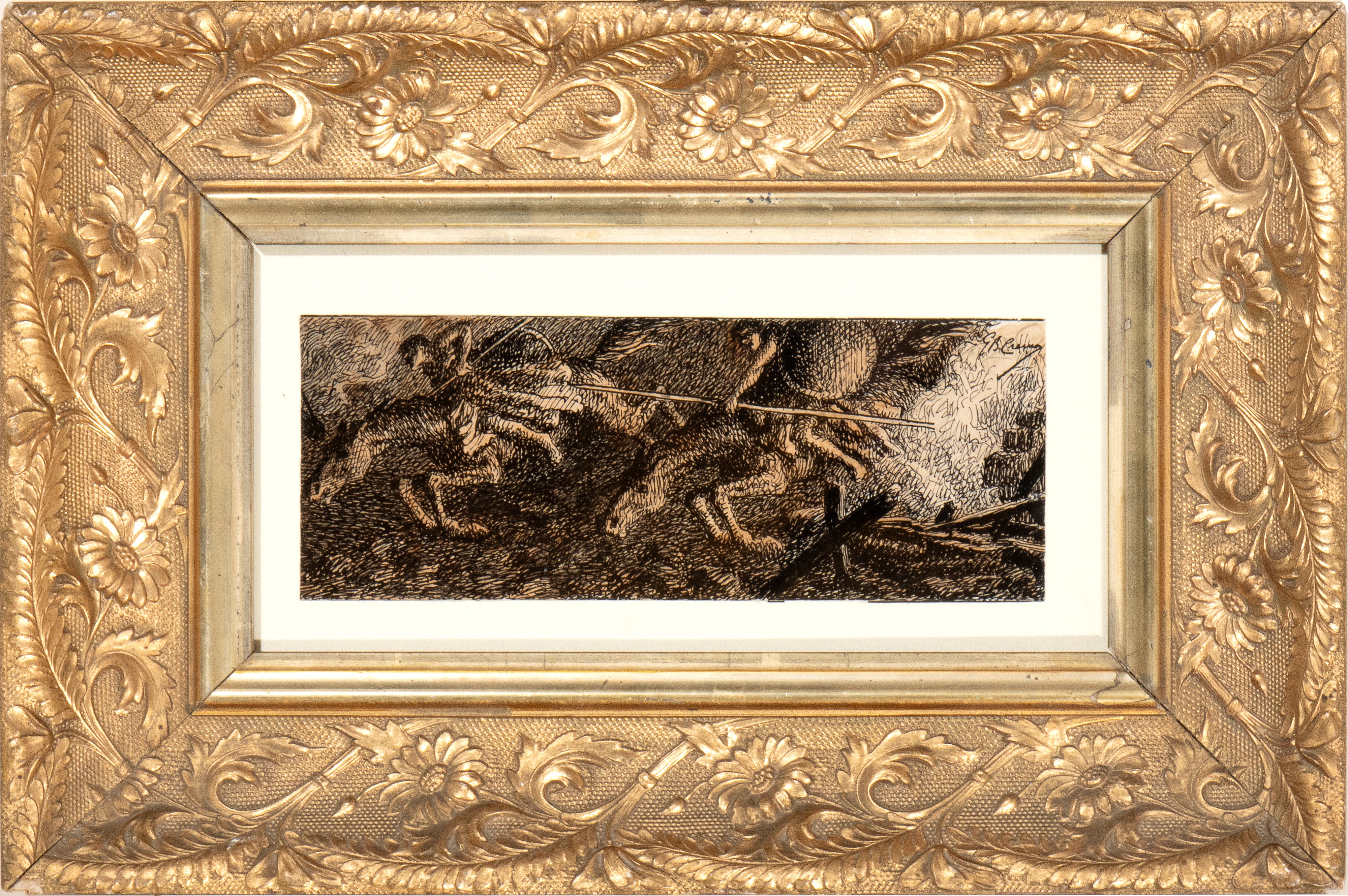Giovanni Battista Crema - Motivo Decorativo - Scena Apocalittica