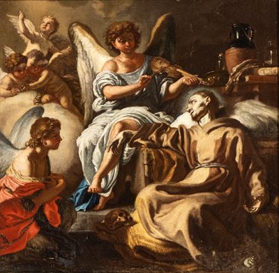 San Francesco Confortato Dall'angelo